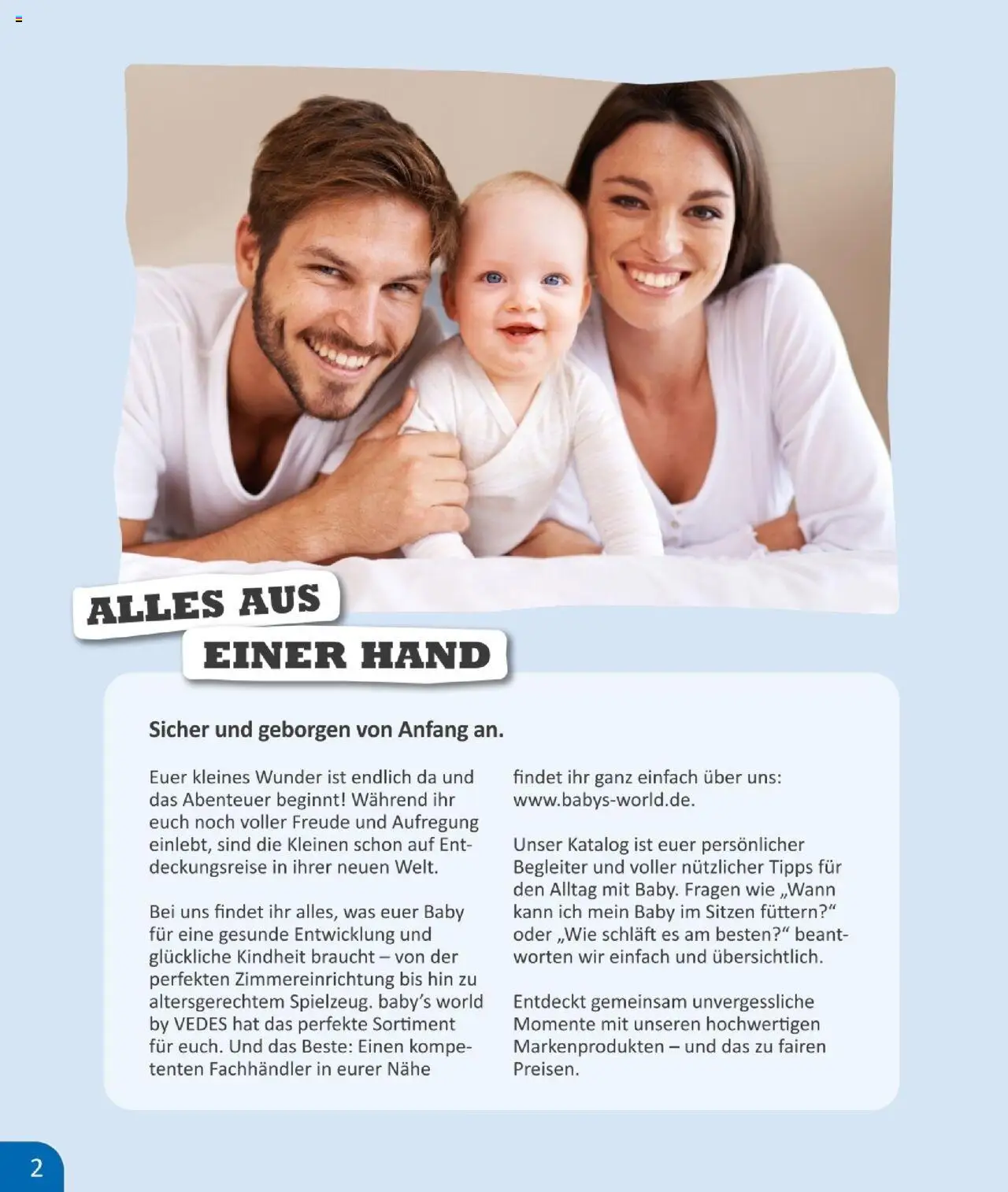 Vedes - Babykatalog - Seite 2 - gültig ab 01.07.2025