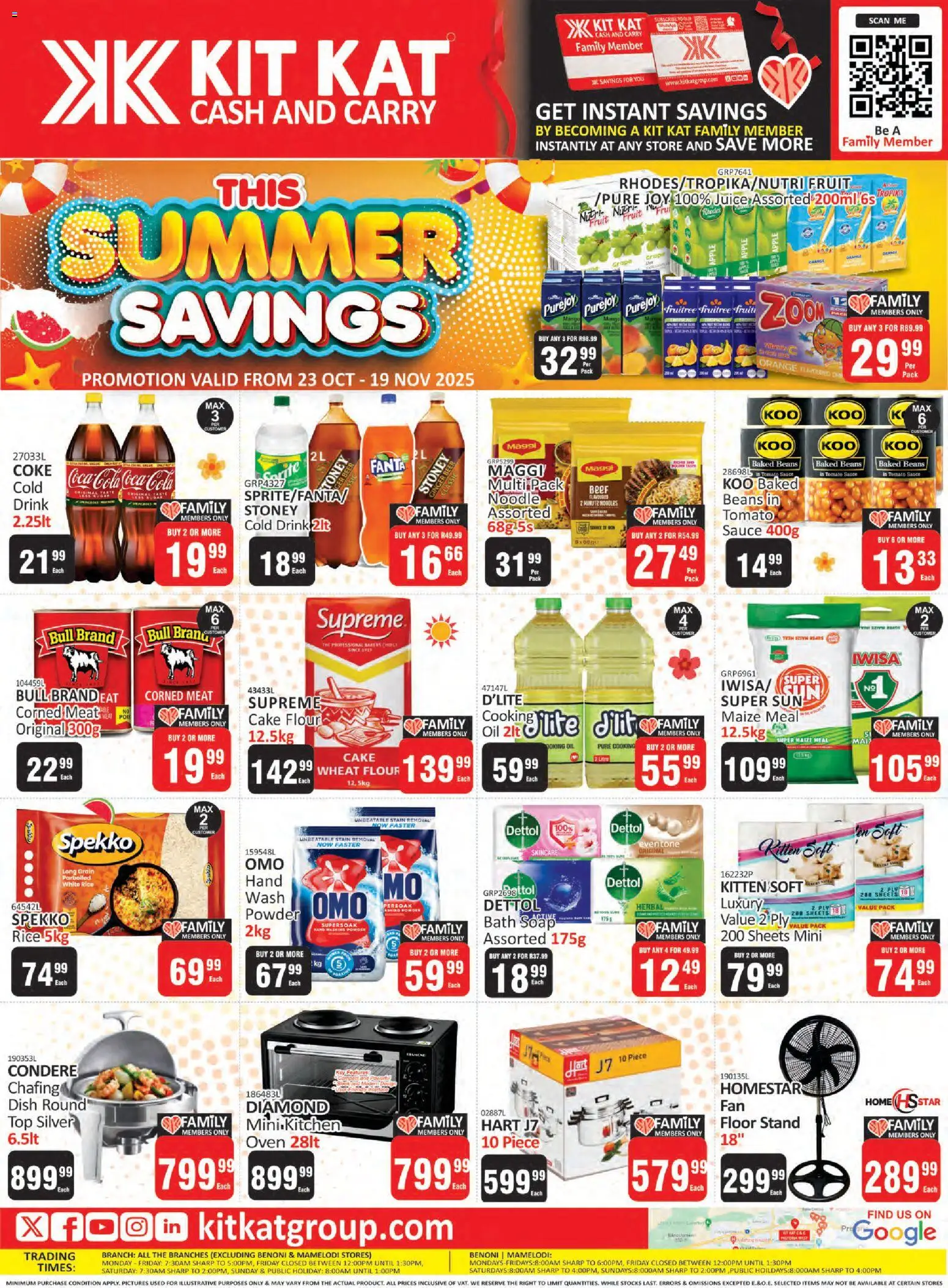 KIT KAT Cash & Carry - Summer Leaflet Promotion - page 1- valid from 23/10/2025