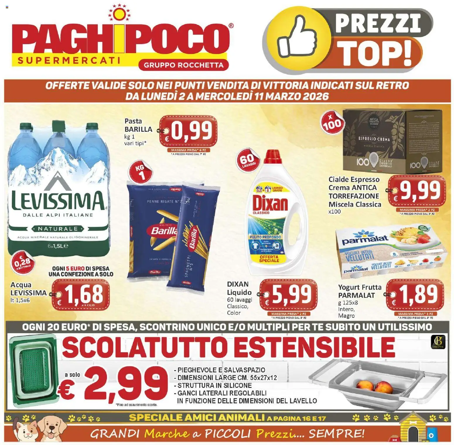 Paghi Poco volantino Vittoria - pagina 1 - valido dal 02/03/2026