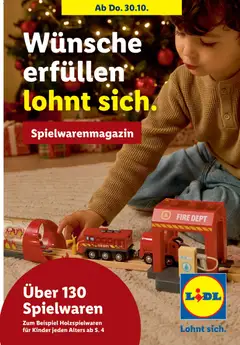 Vorschau Lidl Aktionen Spielwarenmagazin gültig ab 30.10.2025