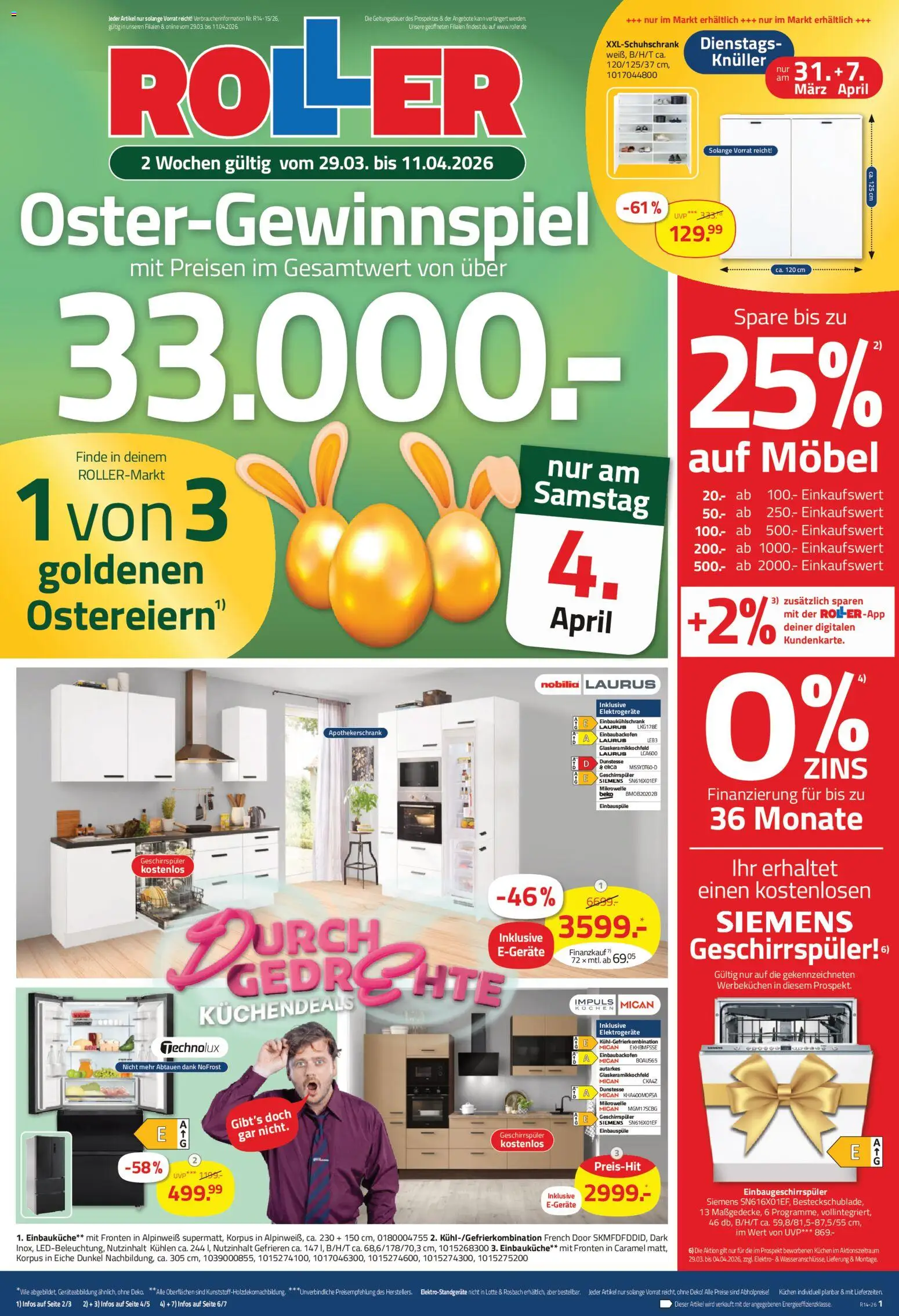Roller Prospekt 	 - Seite 1 - gültig ab 29.03.2026