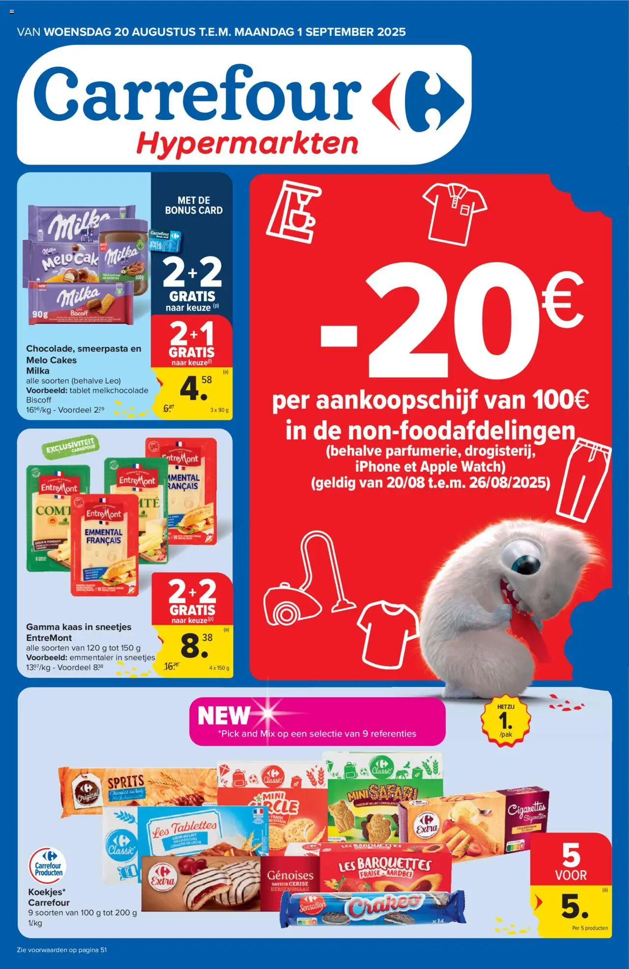 Carrefour folder week 34 - pagina 1- geldig vanaf 20/08/2025