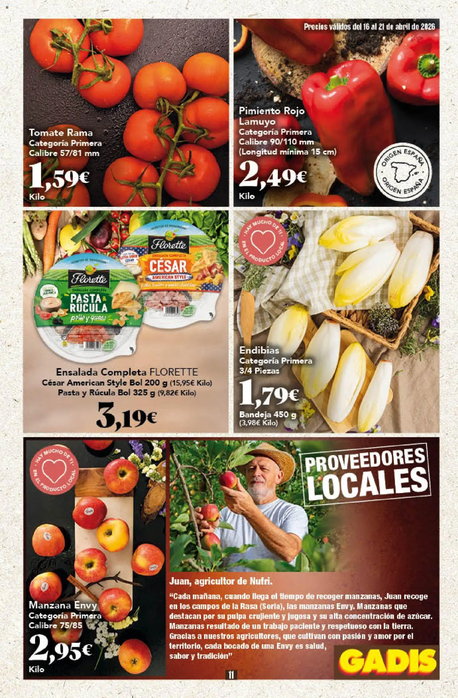 Gadis folleto - Página de 11 - Válido desde 16/04/2026
