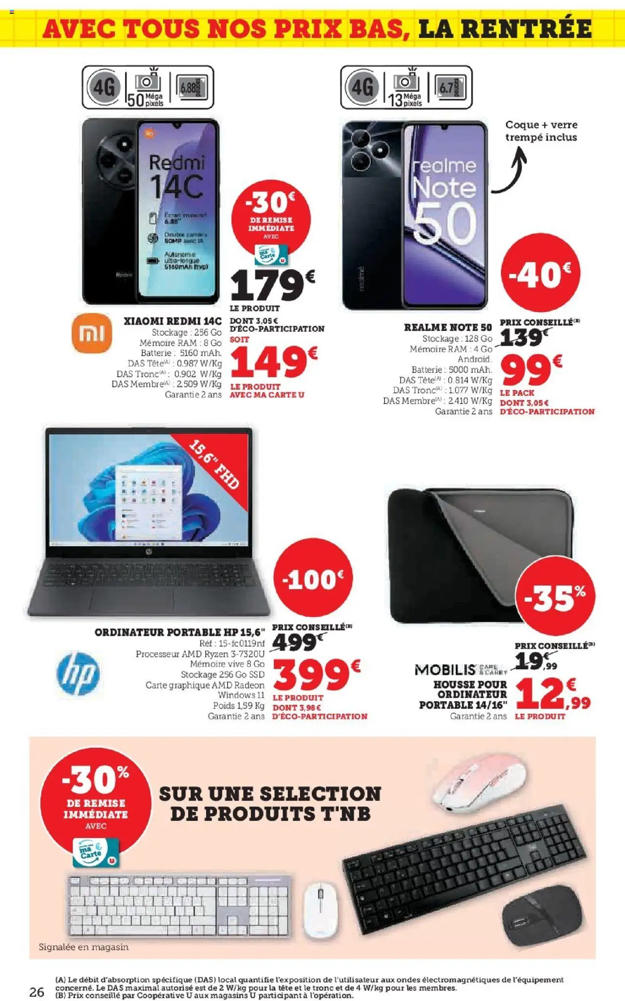 Hyper U Les prix bas La Rentrée - page 26 - valable à partir du 16/07/2025