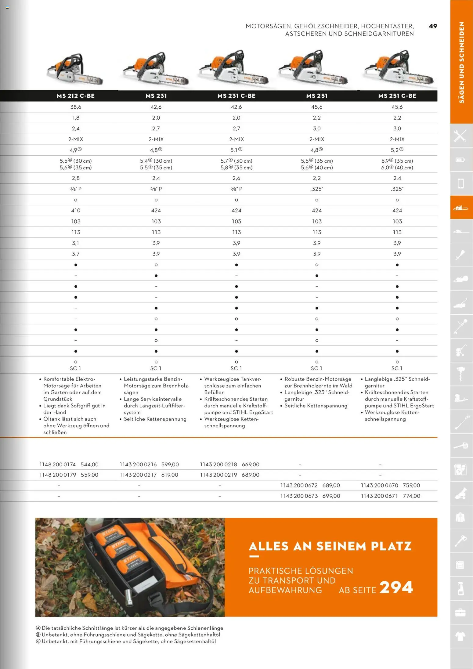 STIHL Katalog - Seite 49 - gültig ab 01.01.2026