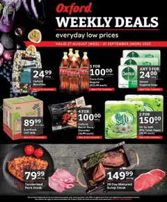 Preview Oxford Freshmarket Specials valid from 27/08/2025