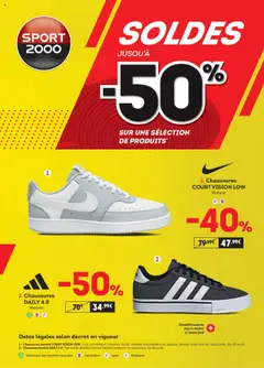 Aperçu Sport 2000 Soldes valable à partir du 26/06/2025