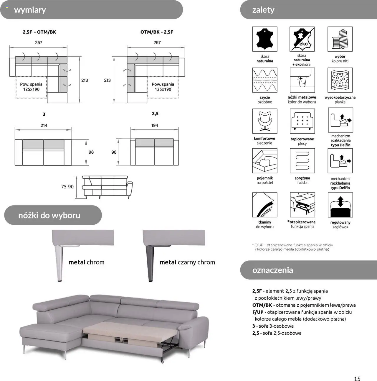 Black Red White Gazetka - Katalog mebli wypoczynkowych MAOS - strona 15- ważny od 27.08.2024