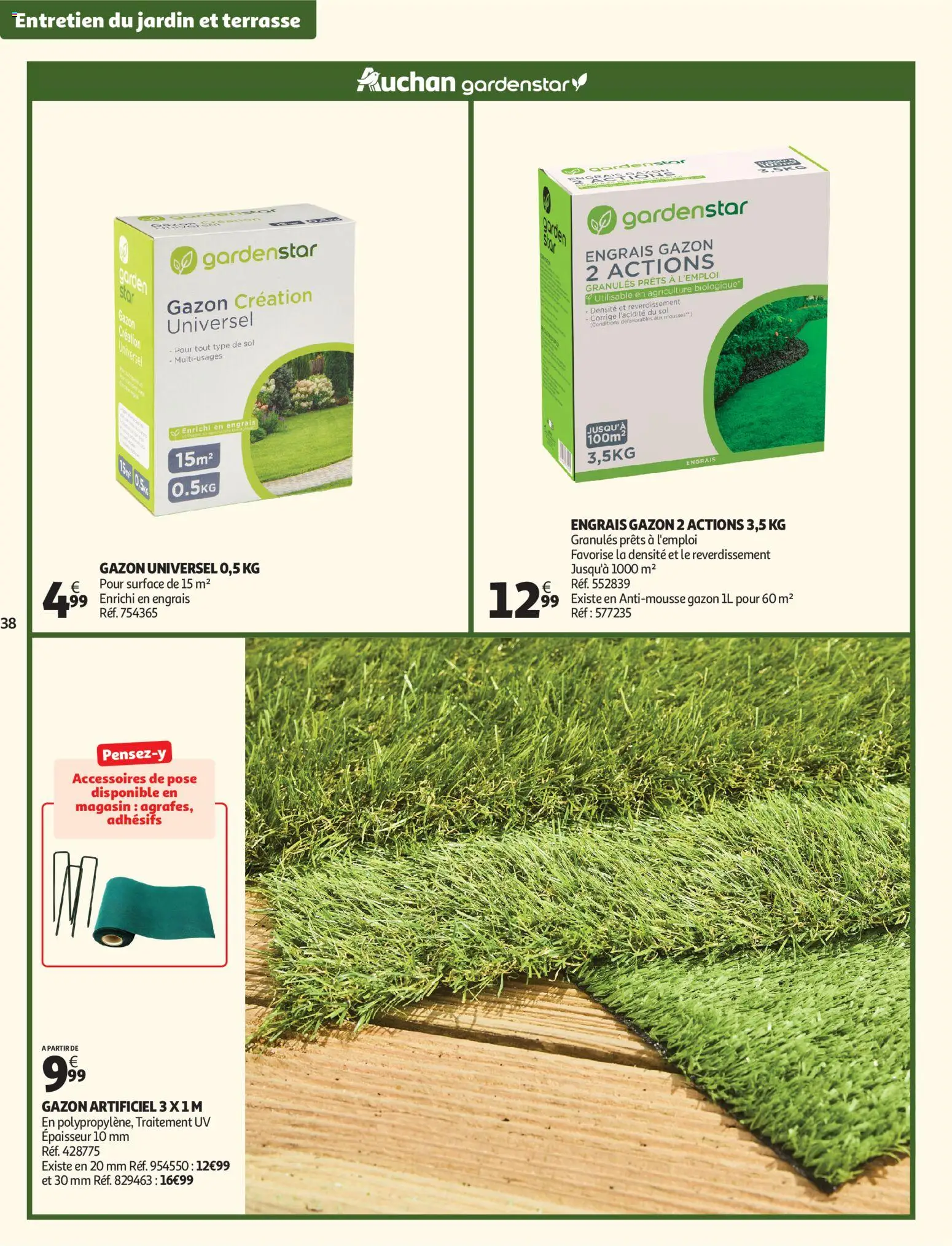 Auchan - Jardinage, meubles jardin - page 38- valid from 03/03/2026