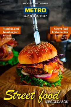 Előnézet Metro - Street food megoldások érvényes 2024.10.01.-tól