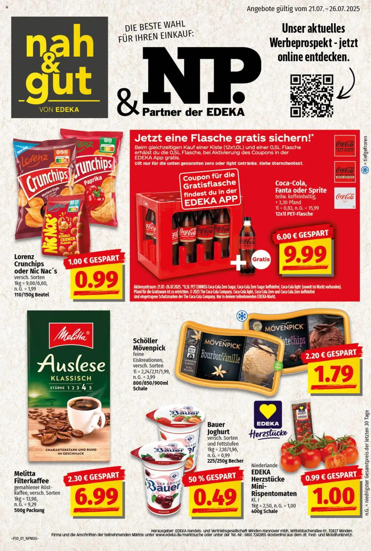 NP Discount Prospekt 	 - Seite 1 - gültig ab 21.07.2025