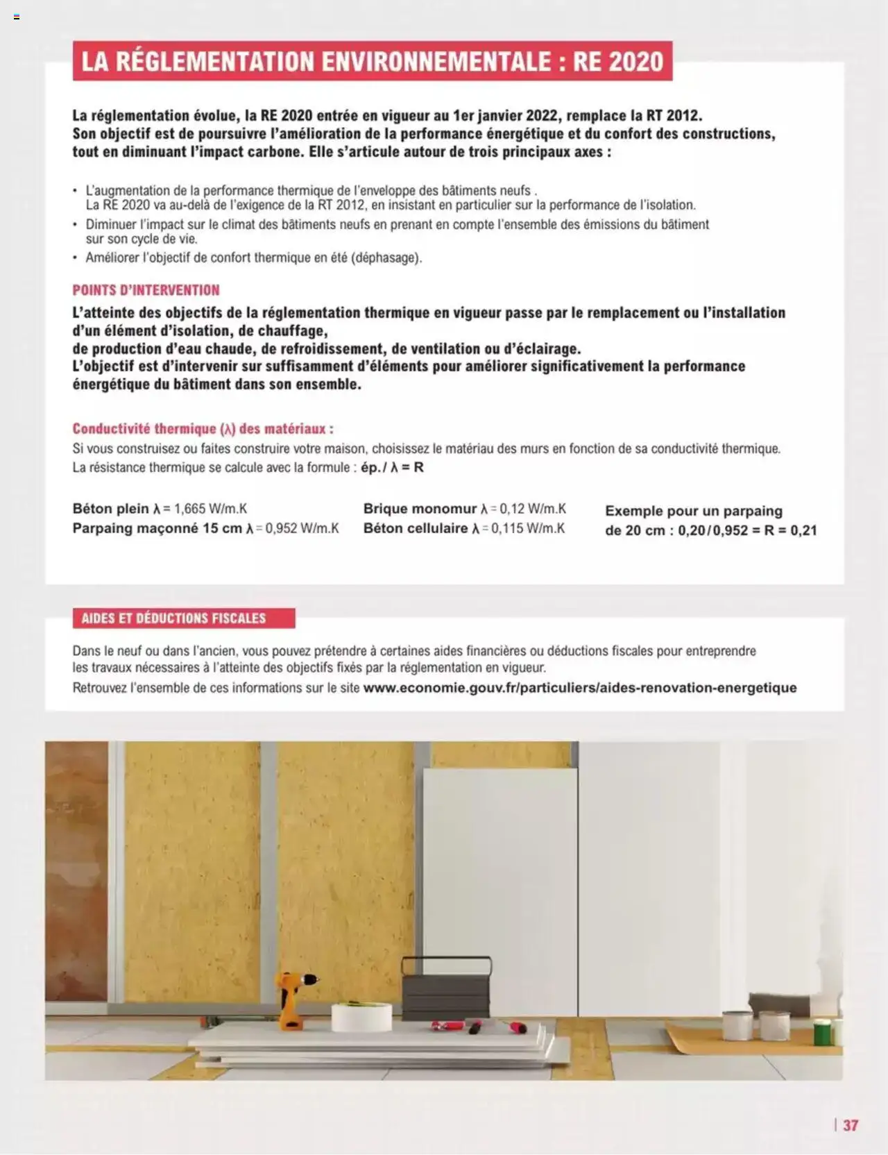 Brico E.Leclerc Guide Construction - page 37 - valable à partir du 11/02/2025