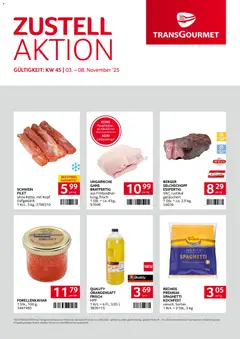 Vorschau Transgourmet Zustellaktion gültig ab 03.11.2025