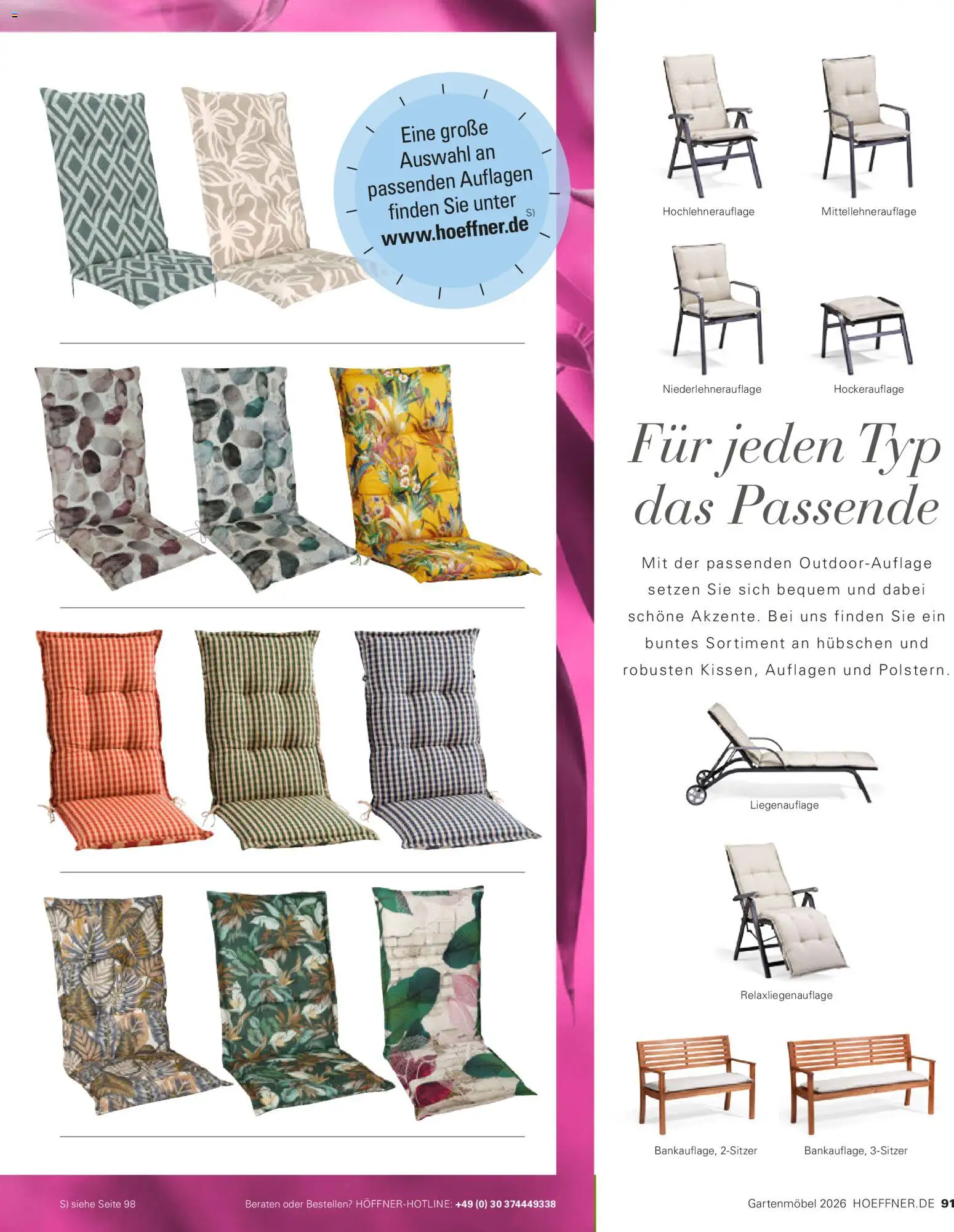 Höffner Prospekt Gartenmöbel - Seite 91 - gültig ab 27.03.2026