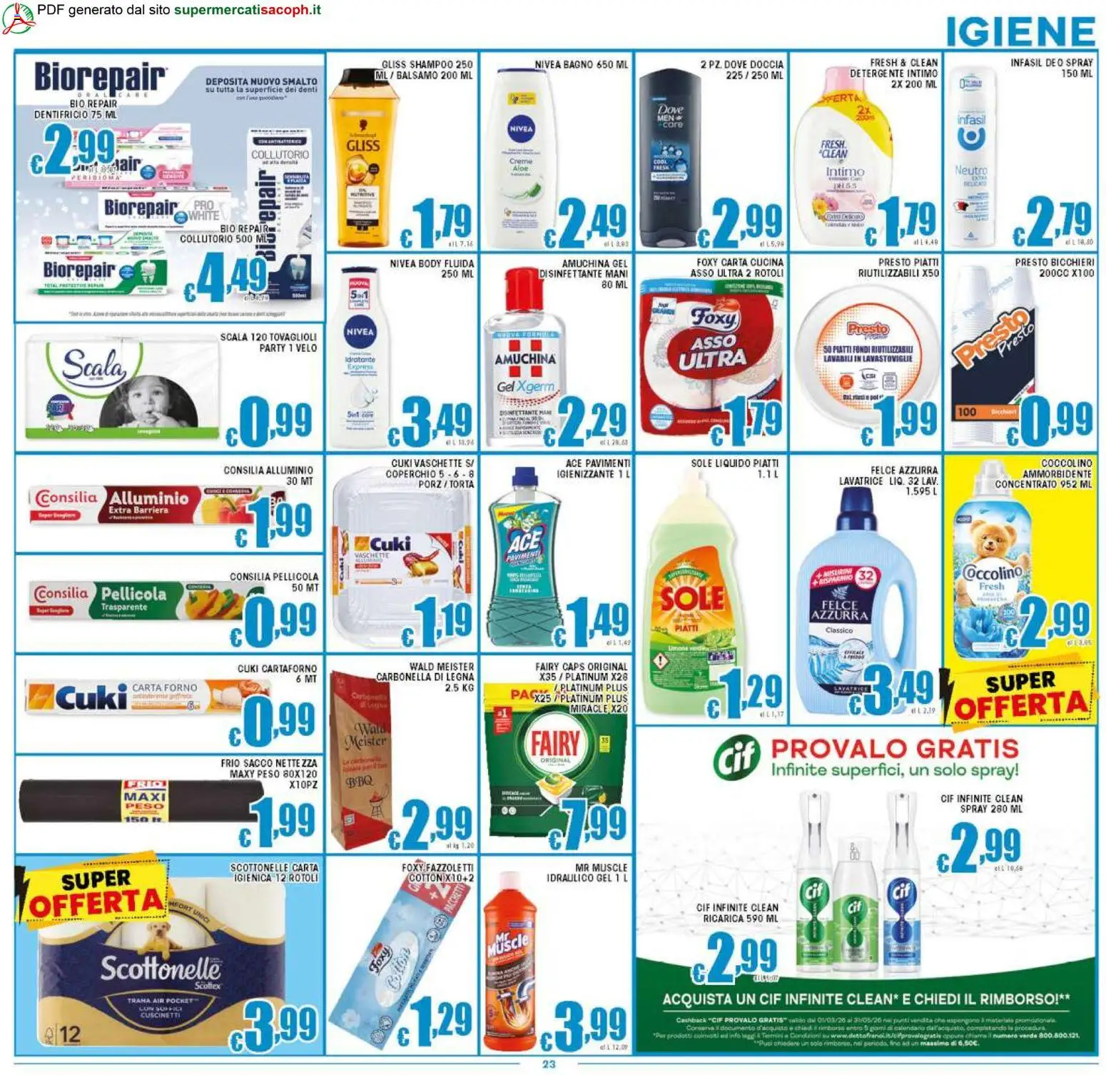 Sacoph volantino - pagina 23 - valido dal 27/03/2026