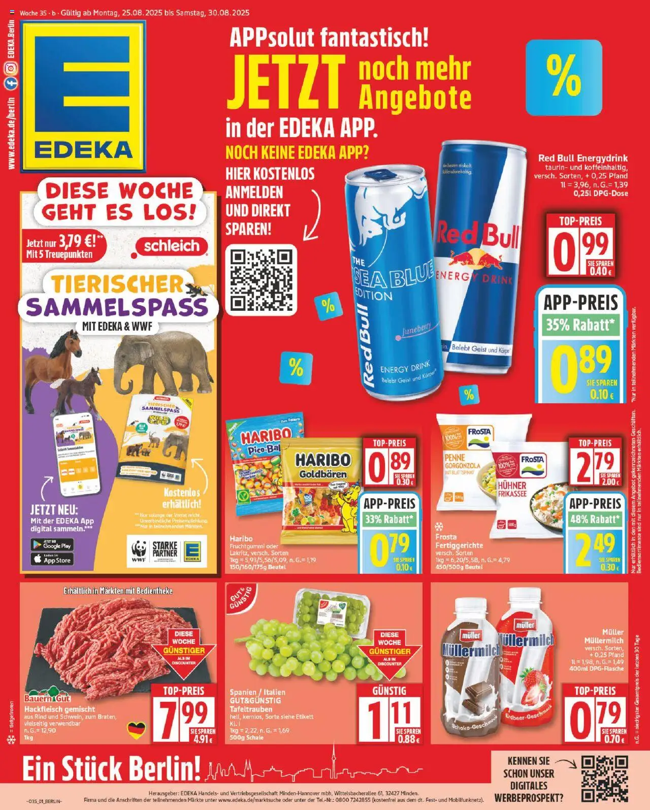 Edeka Prospekt 	 - Seite 1 - gültig ab 25.08.2025