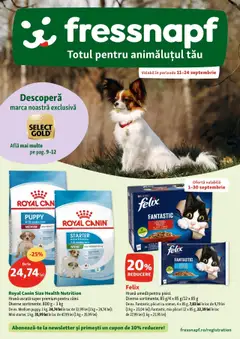 Catalog Fressnapf valabil de la 11.09.2025