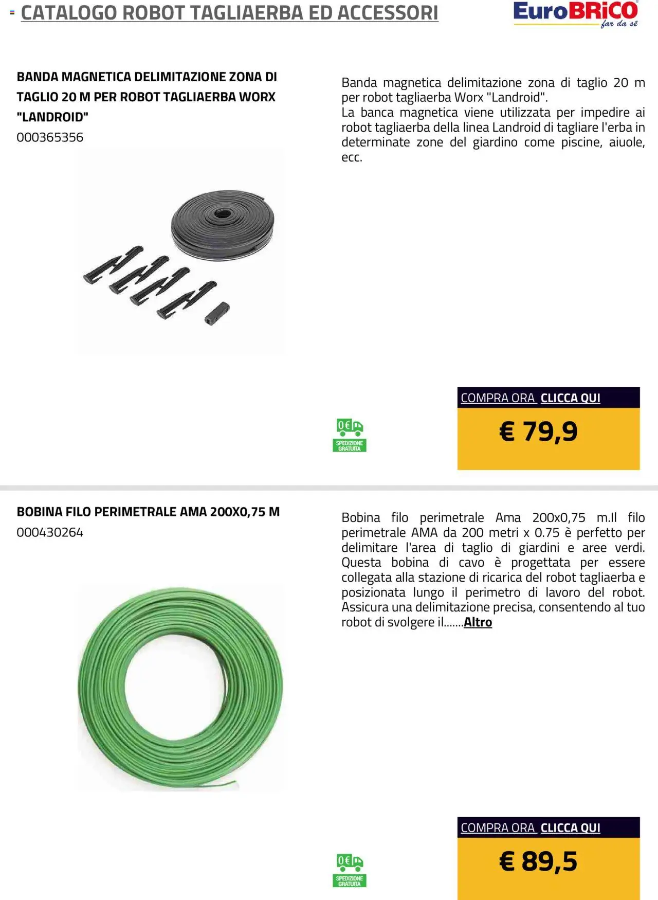 Eurobrico Robot Tagliaerba ed Accessori catalogo - pagina 15 - valido dal 23/07/2025