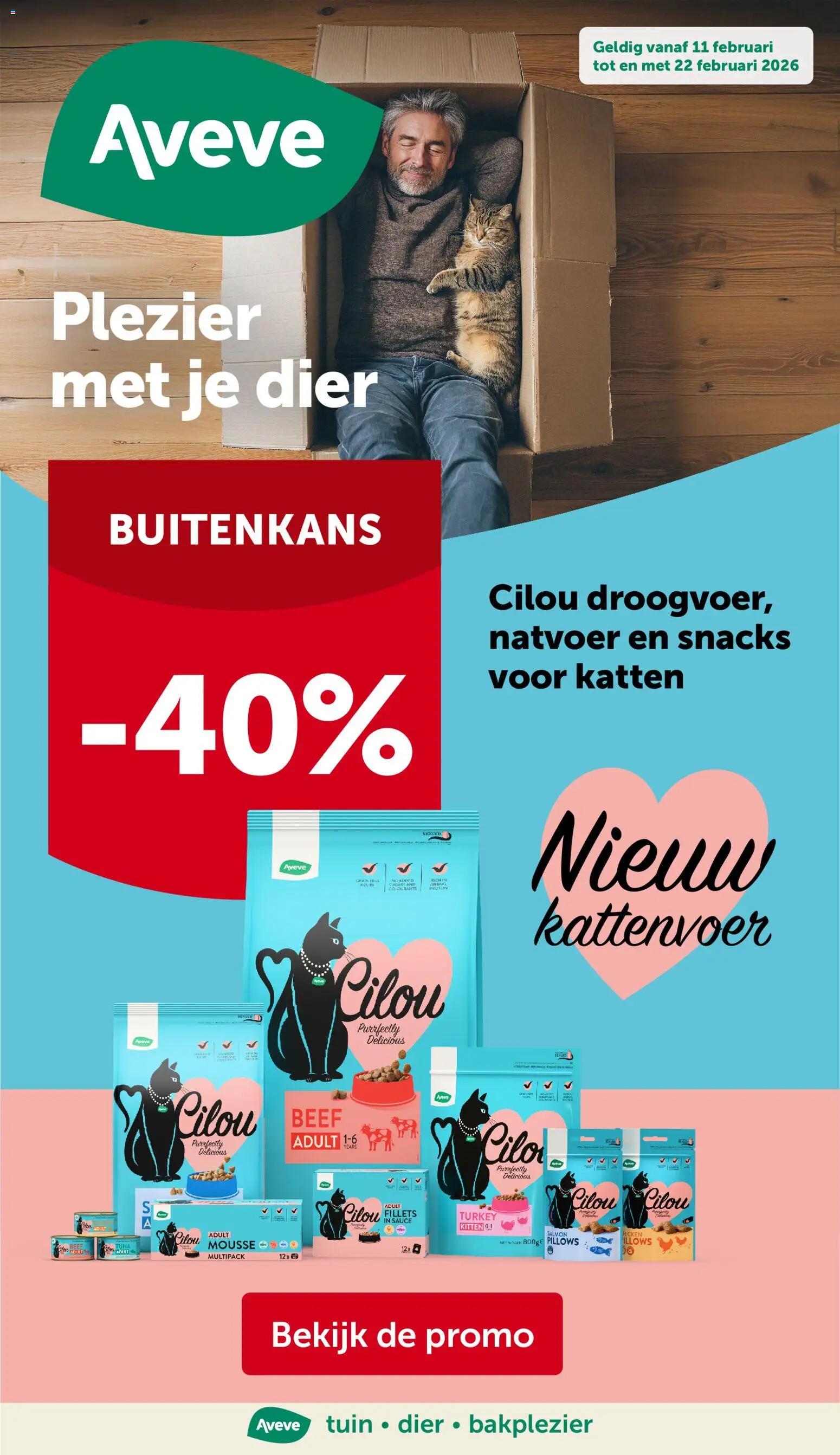 Aveve folder - pagina 1- geldig vanaf 11/02/2026