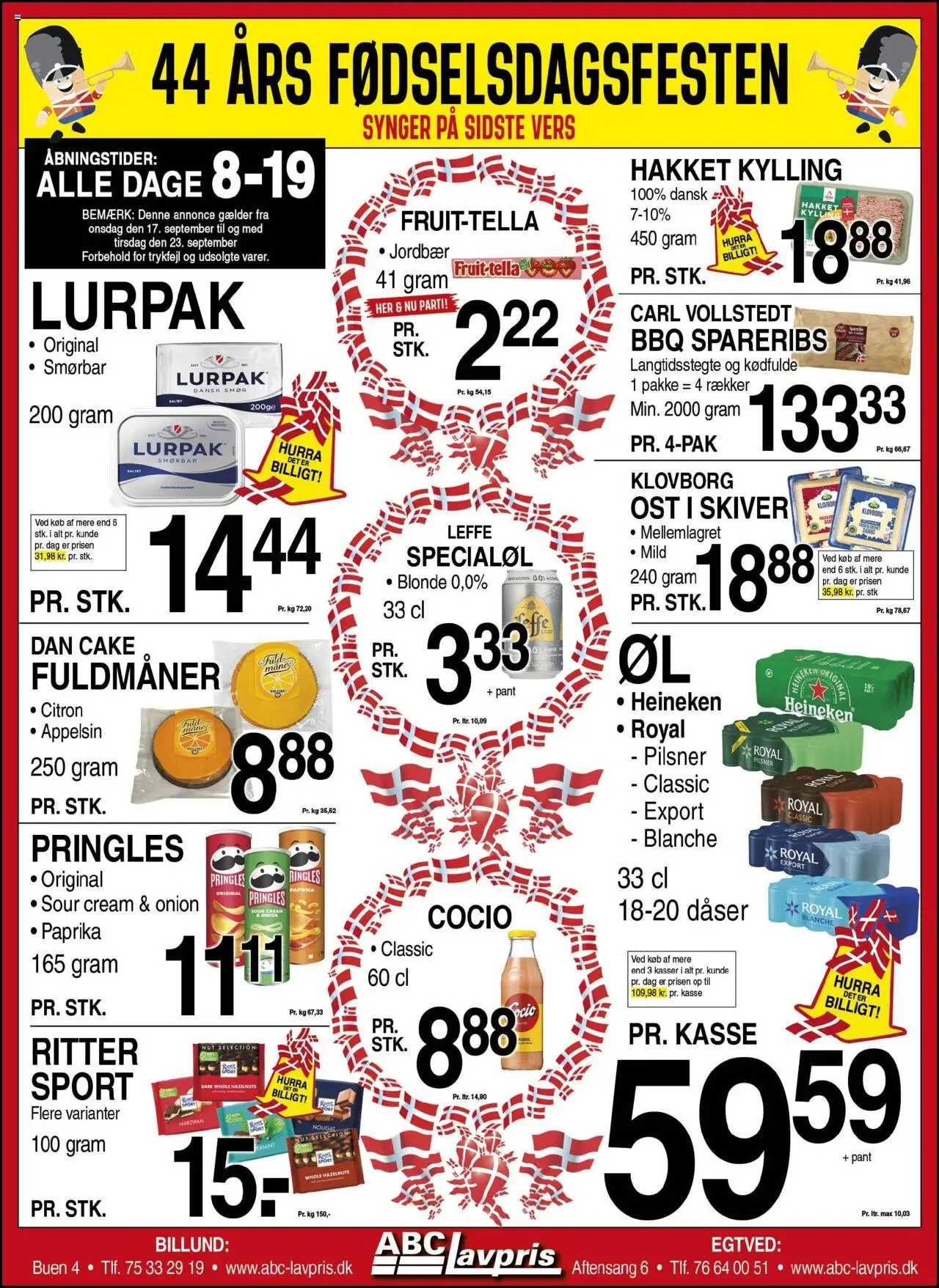 Abc Lavpris - Tilbudsavis - side 1- gyldig fra 17/09/2025