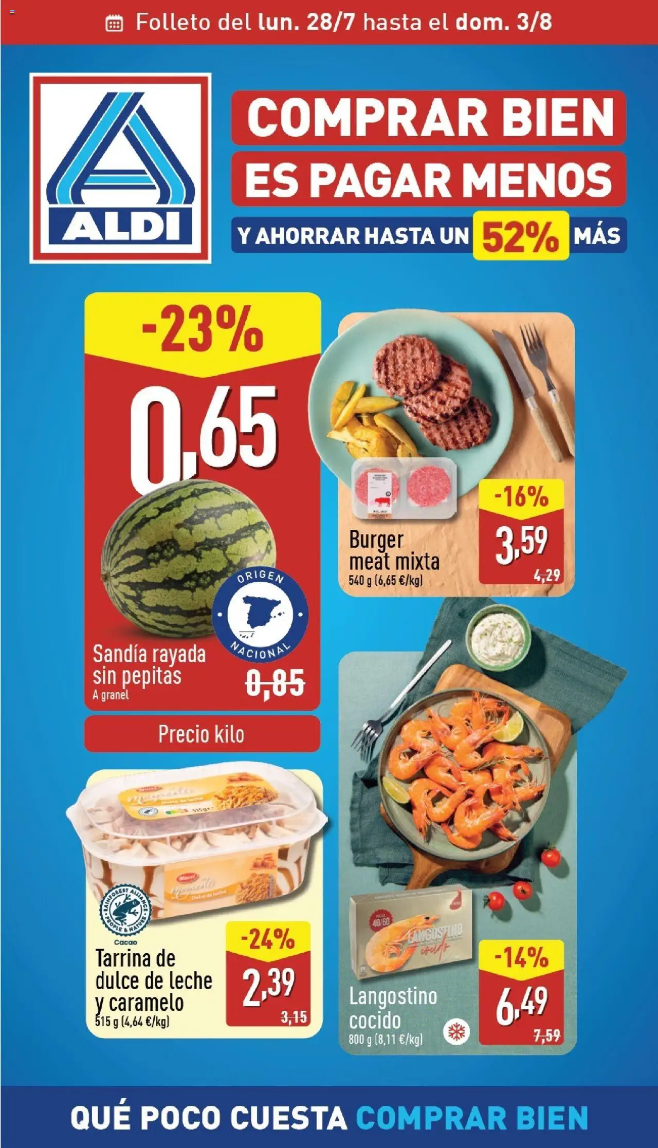 Aldi folleto Península - Página de 1 - Válido desde 28/07/2025