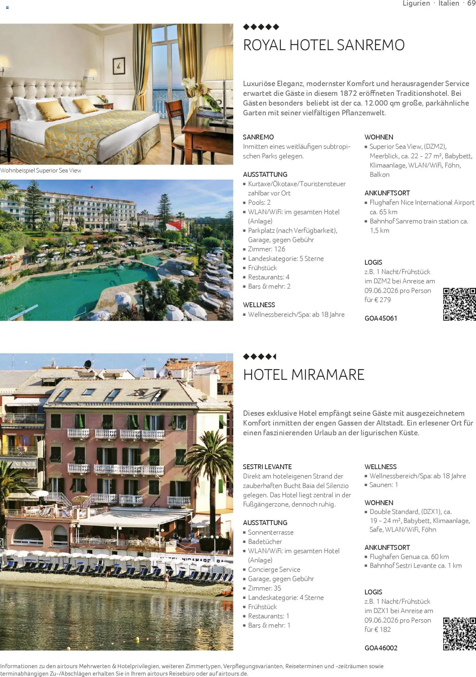 Aida Airtours Erstklassige Europareisen - Seite 69 - gültig ab 30.10.2025