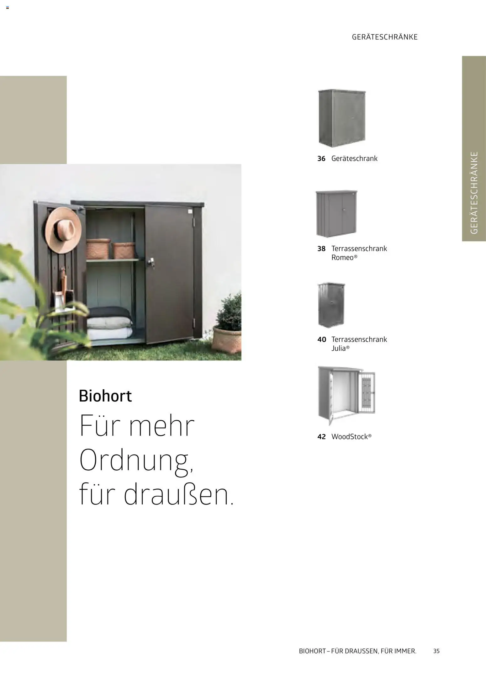 Dehner Biohort – Metall für Garten & Terrasse - Seite 35 - gültig ab 01.01.2026