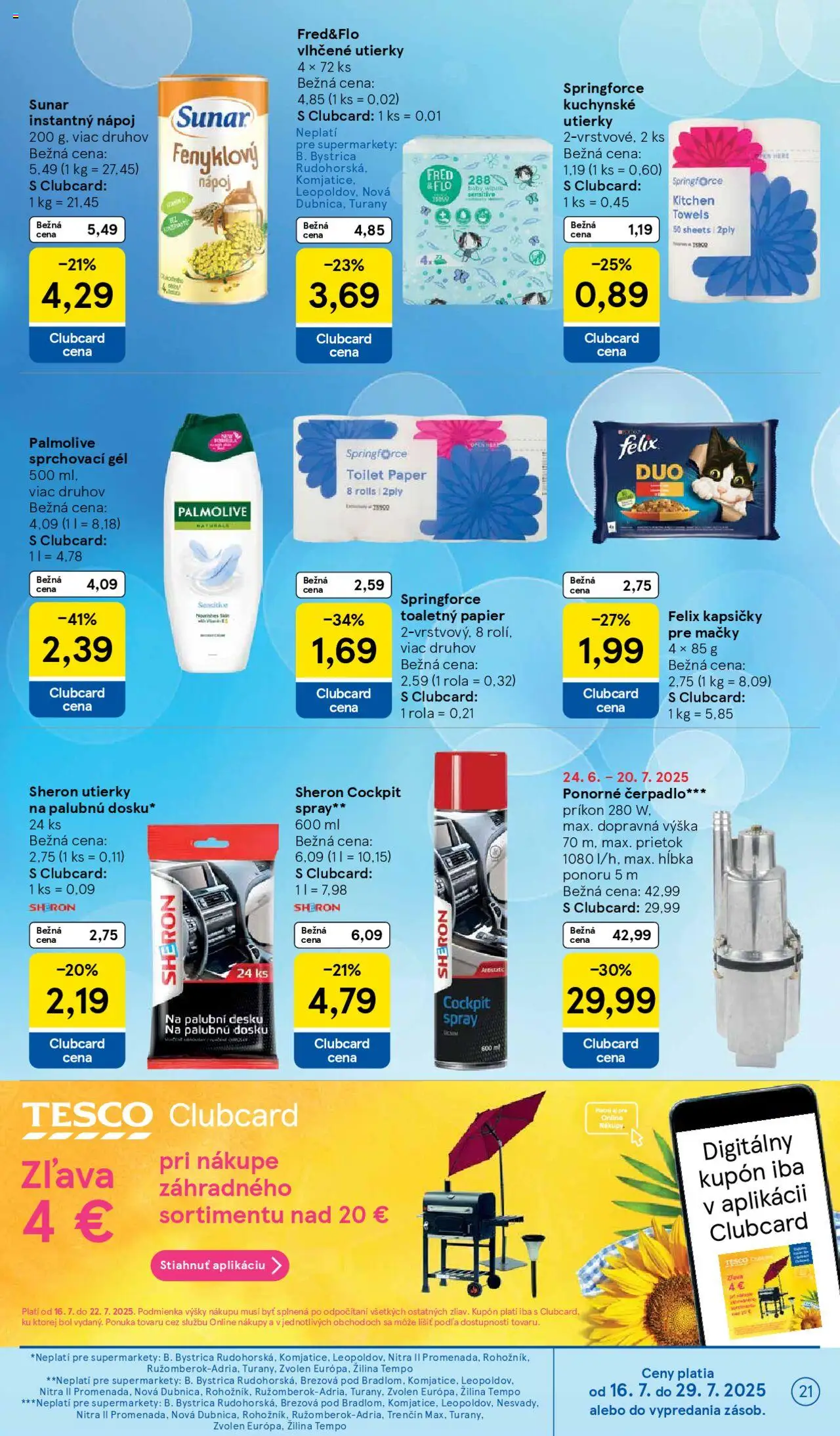 Tesco Supermarket - leták - strana 21- platný od 16.07.2025