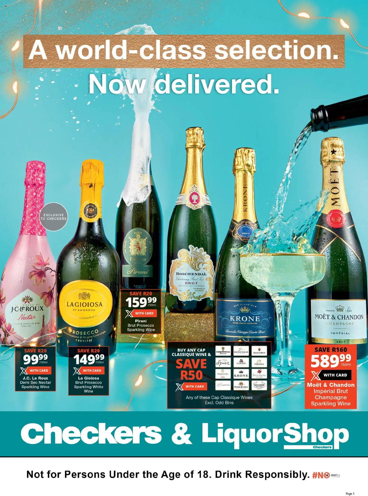 Checkers LiquorShop Specials - page 1- valid from 07/12/2025