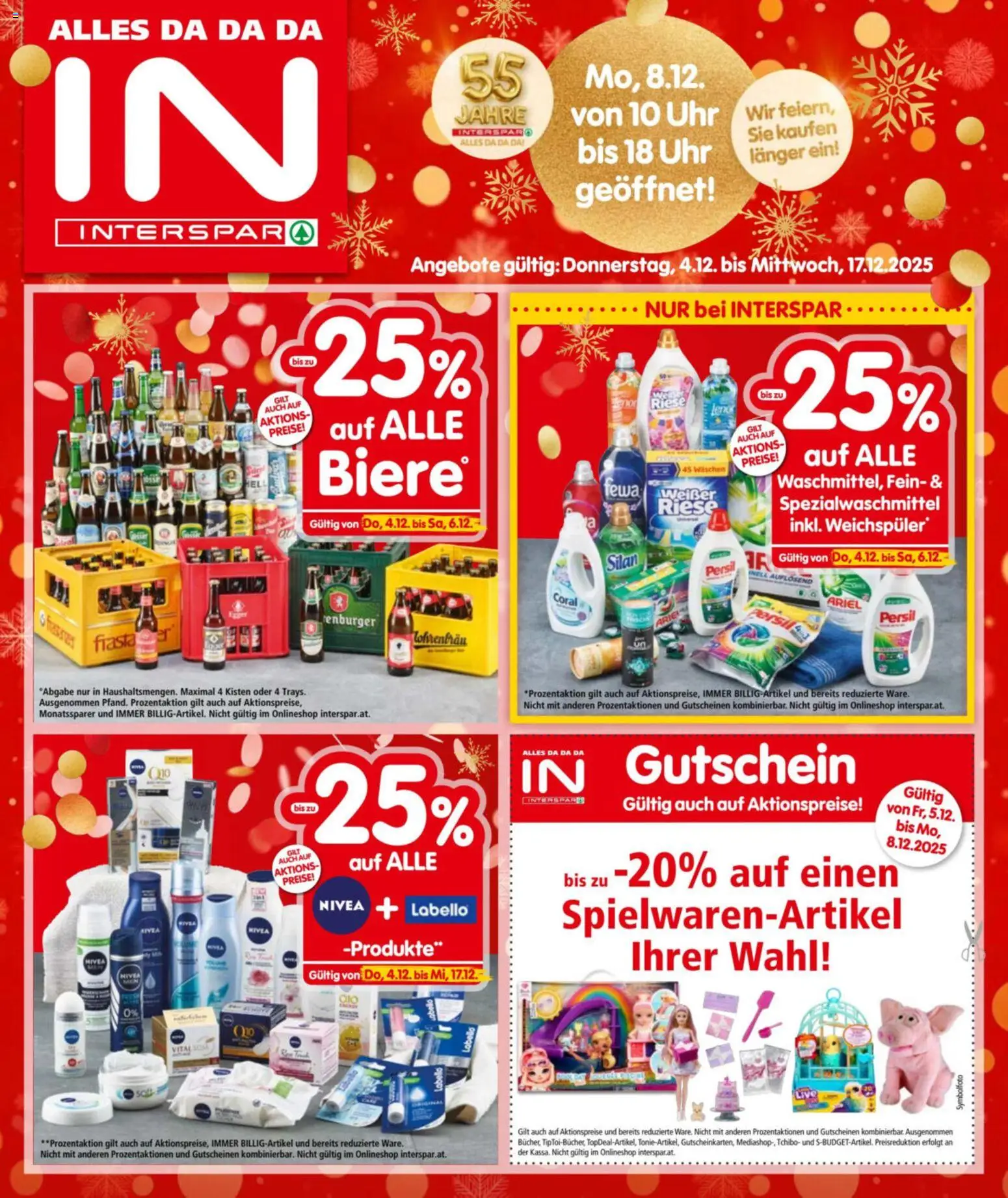 Interspar Flugblatt - Seite 1- gültig ab 04.12.2025