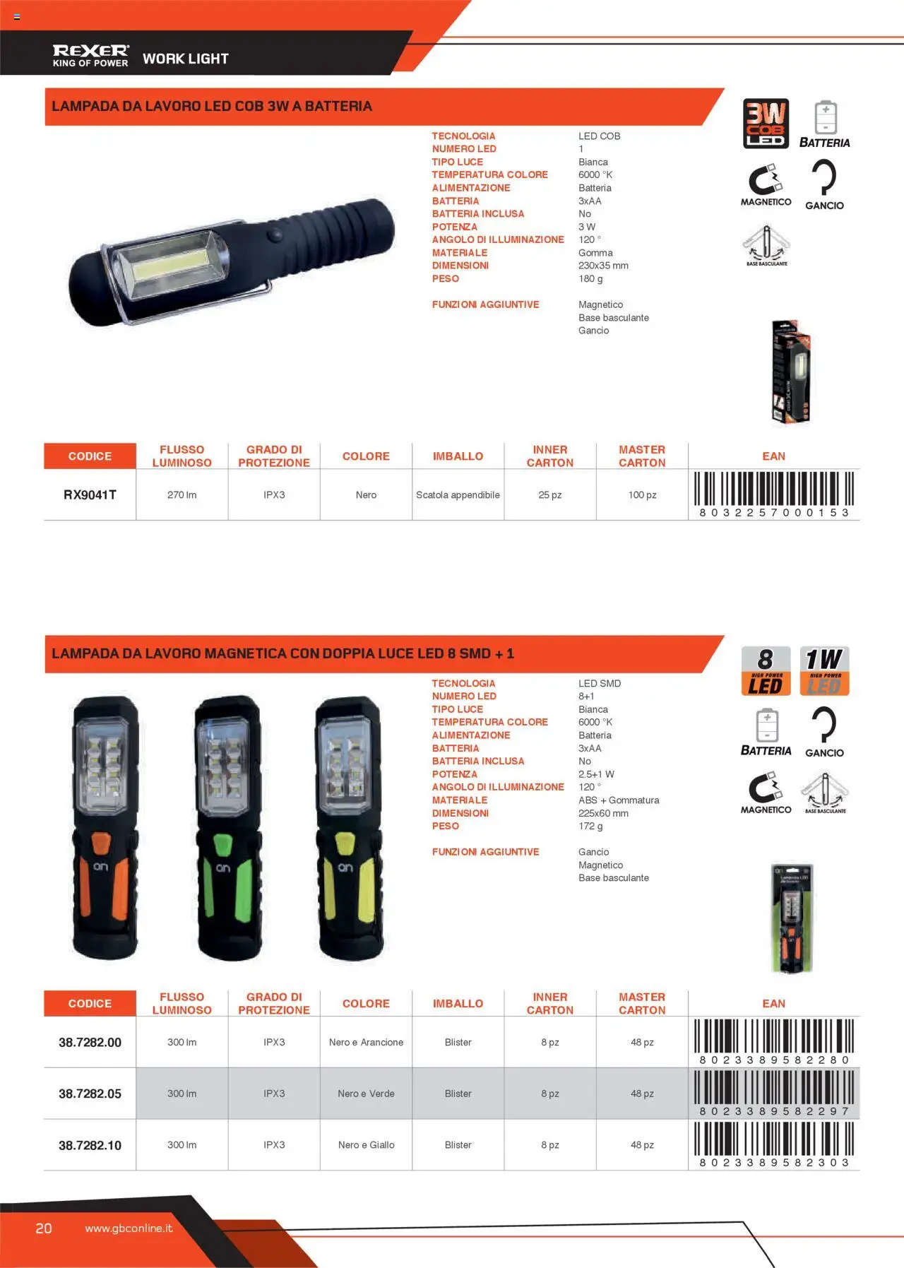 GBC Torce catalogo - pagina 20 - valido dal 31/05/2025