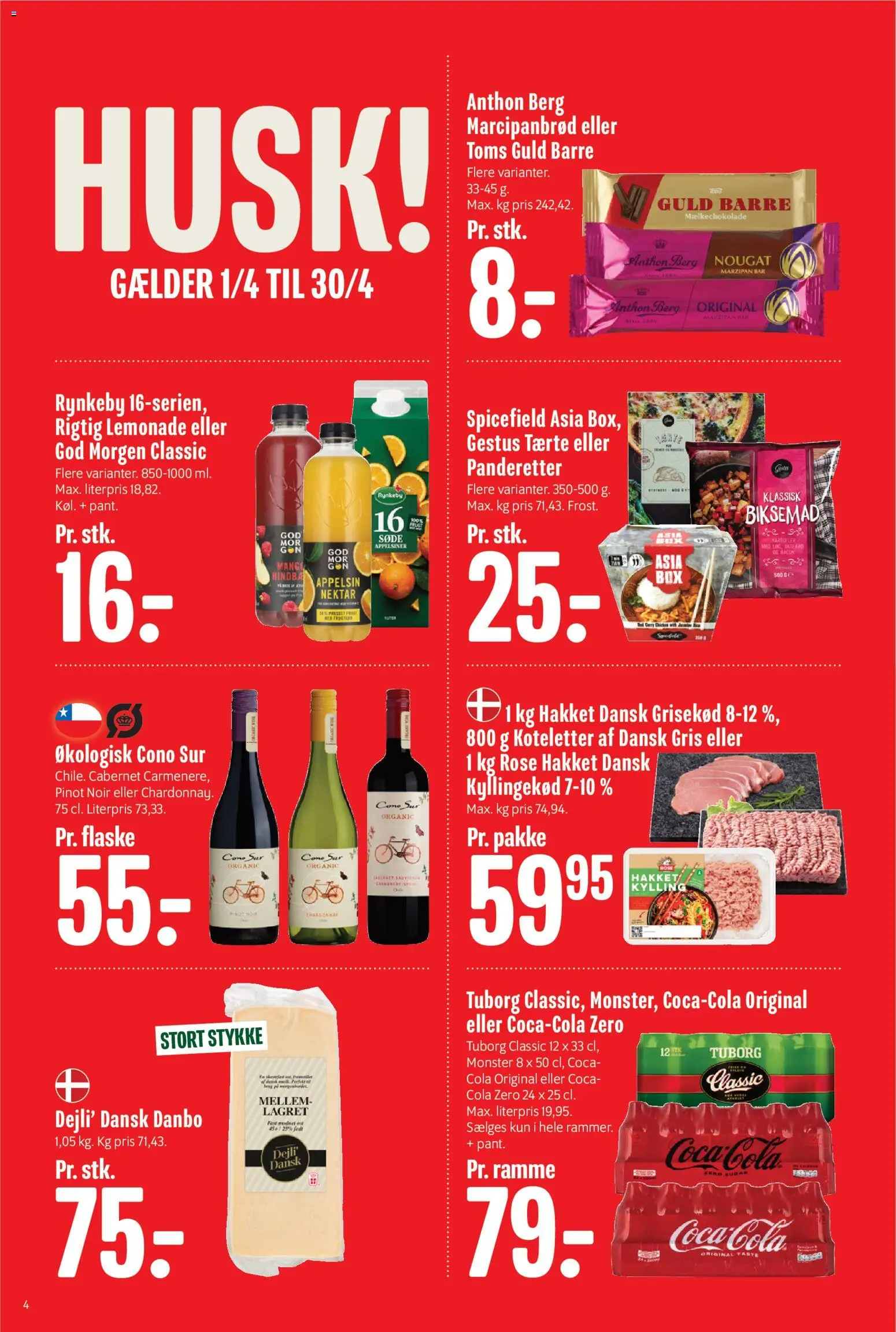 Min Købmand - Tilbudsavis uge 15 - page 4- valid from 07/04/2026