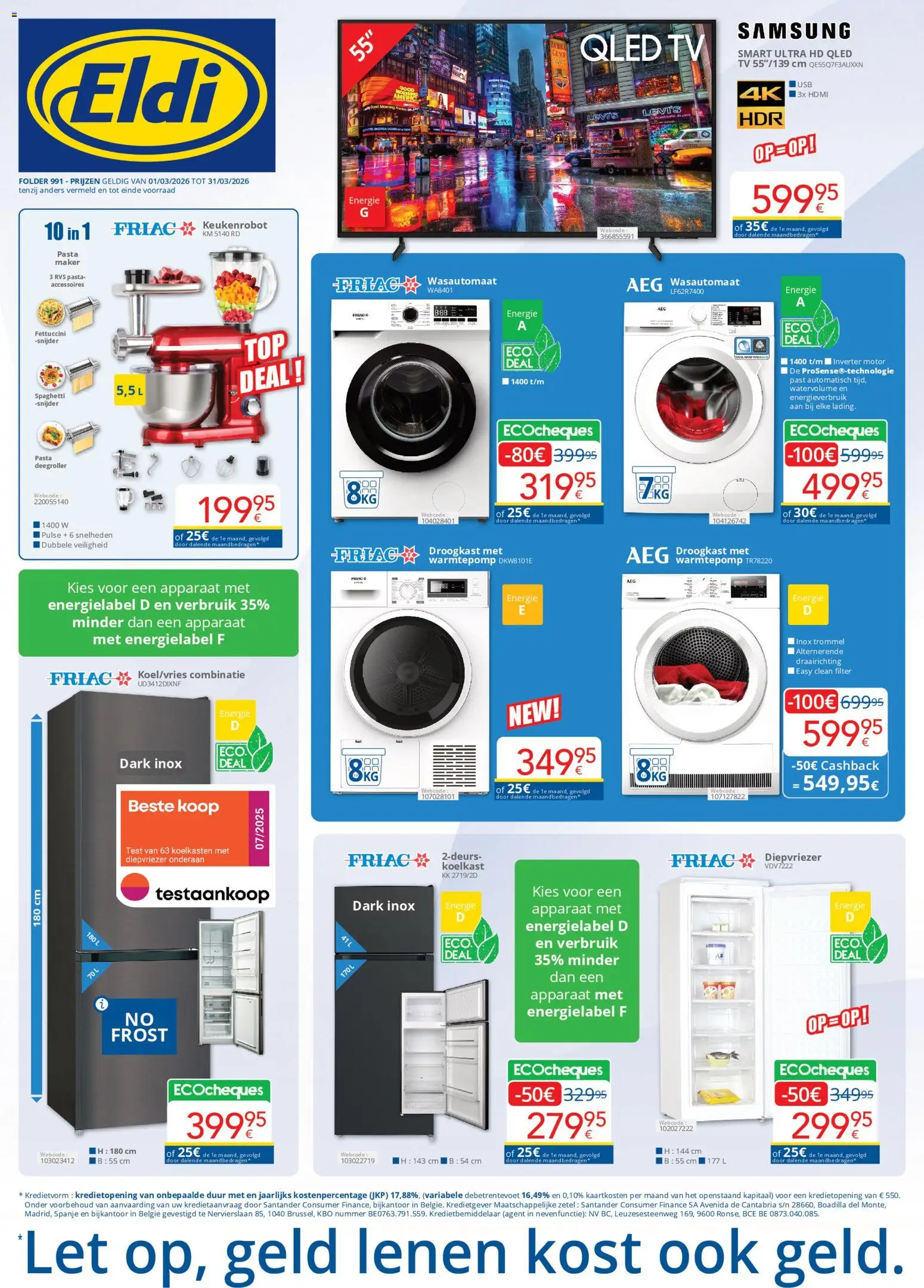 Eldi folder - pagina 1- geldig vanaf 01/03/2026