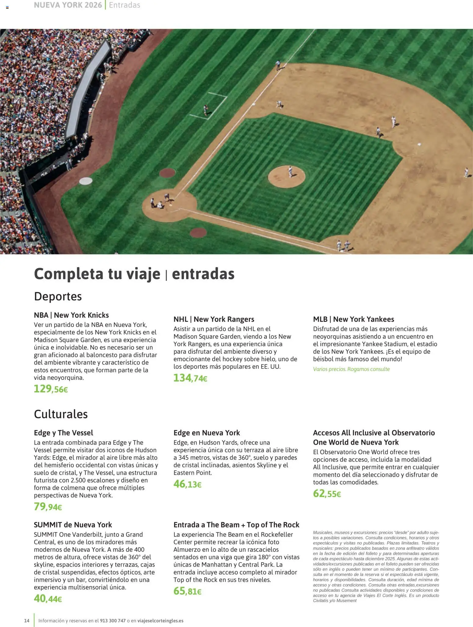 Viajes El Corte Inglés Nueva York - Página de 14 - Válido desde 14/01/2026