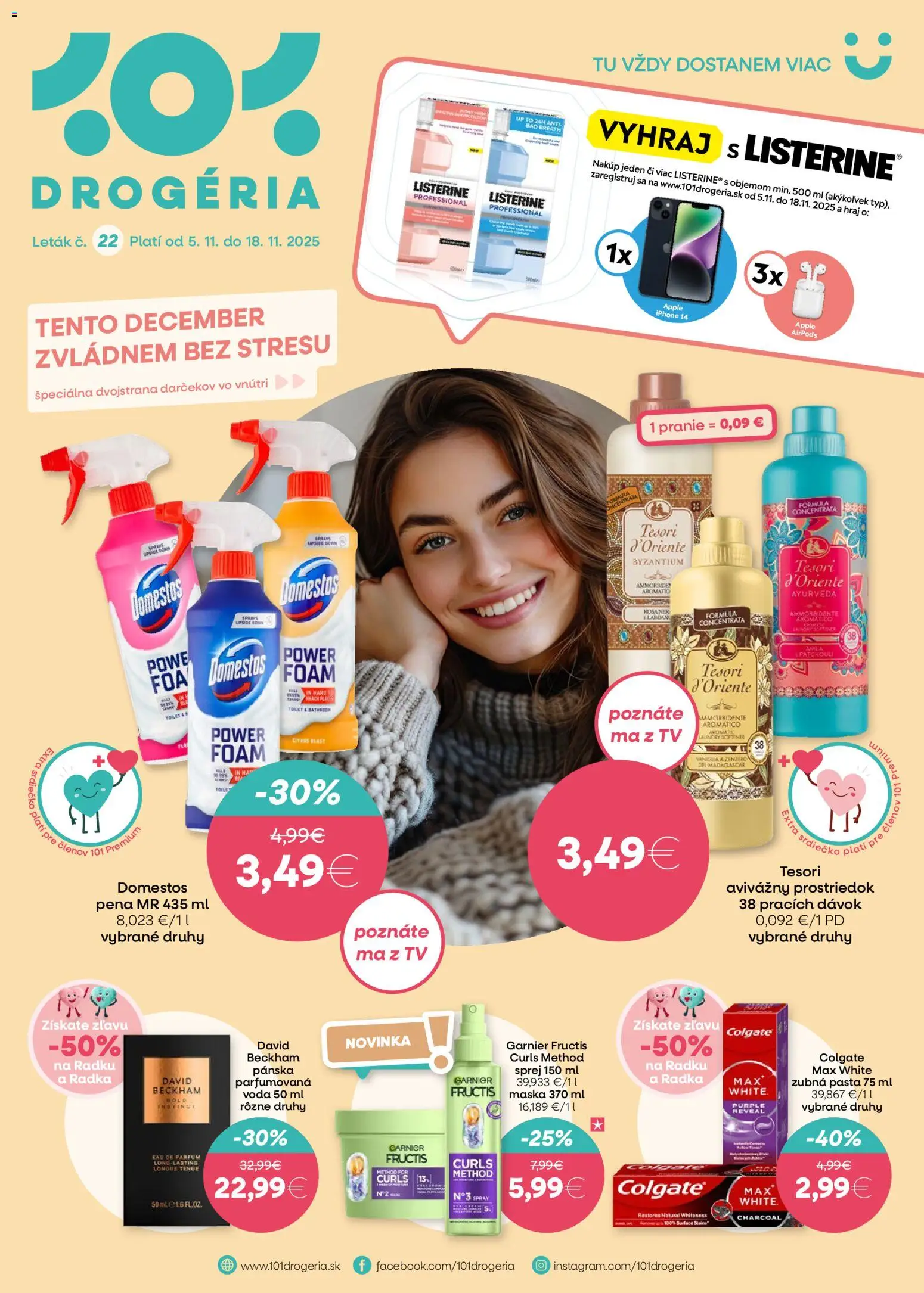 101 drogerie leták - strana 1- platný od 05.11.2025