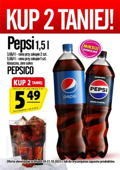 Podgląd Prim Market Promocja - Pepsi 1,5 l ważny od 30.10.2025