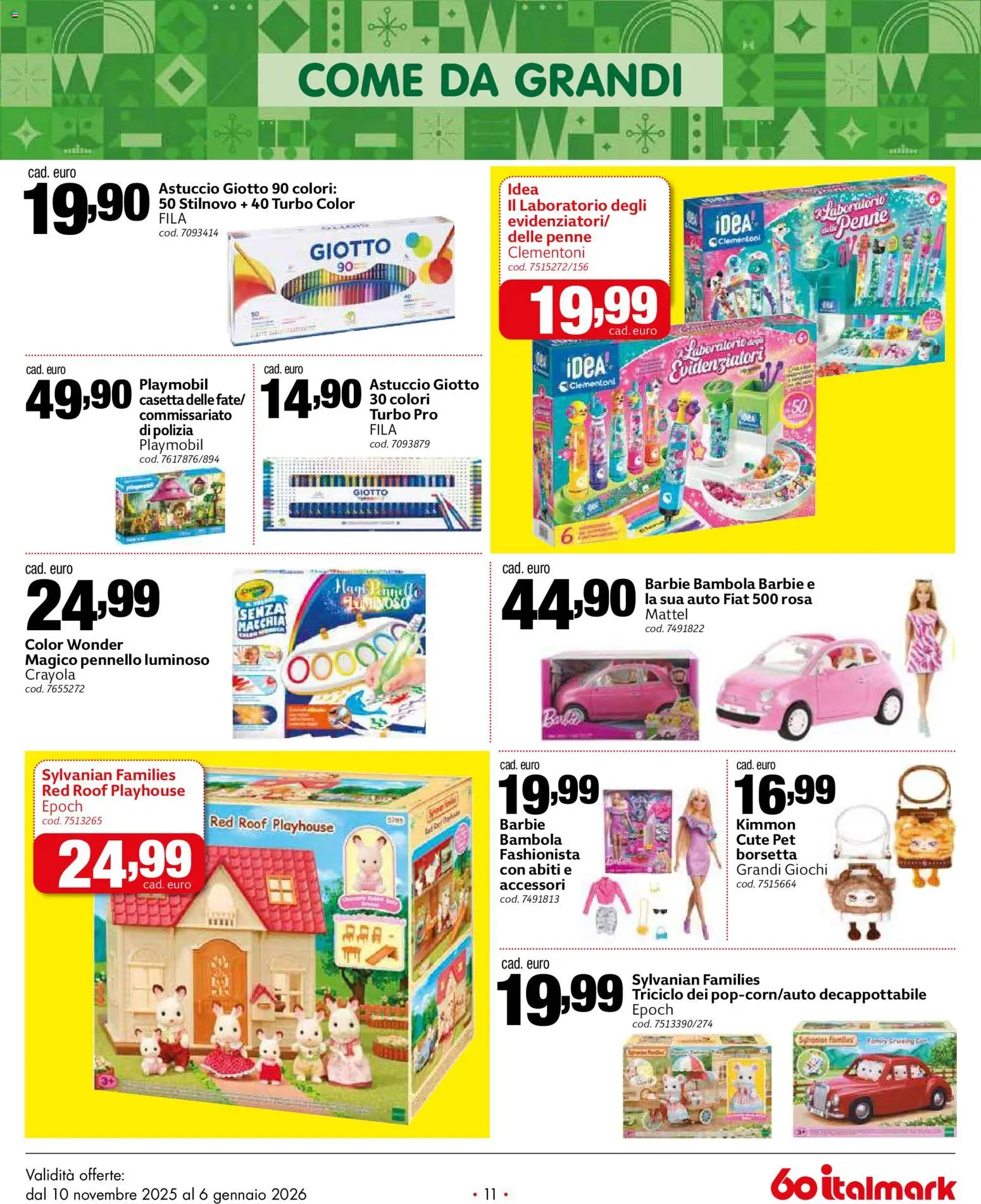 Italmark Giochi catalogo - pagina 11 - valido dal 10/11/2025