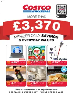 Costco - SCOTLAND & WALES ONLY valid from 01/09/2025