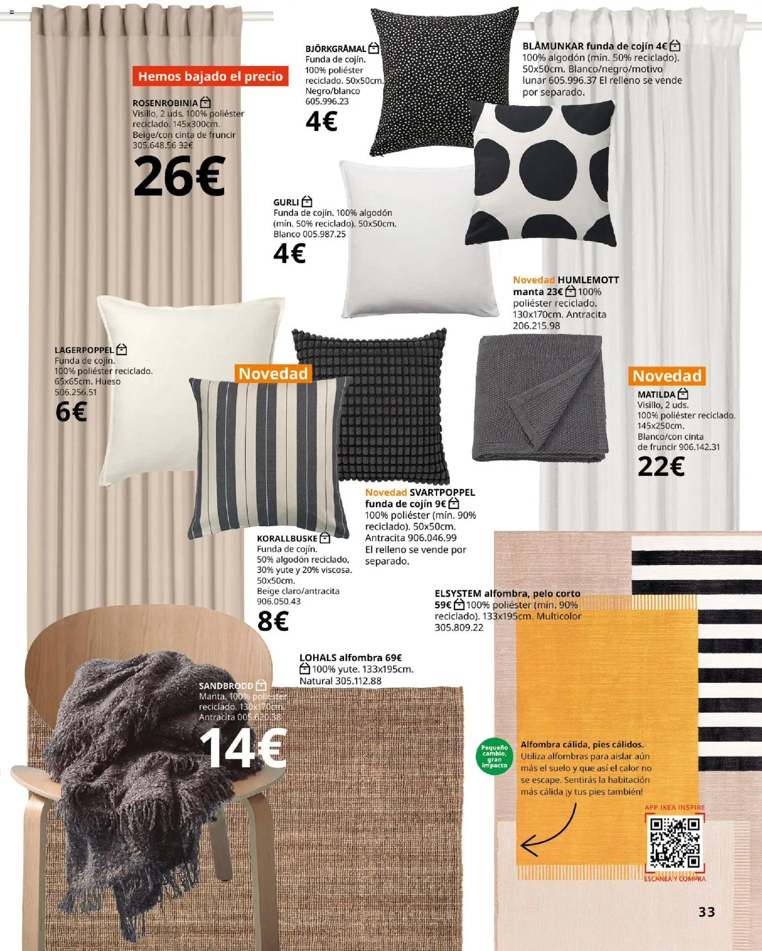 Catálogo IKEA Accesorios y decoración - Página de 33 - Válido desde 01/02/2026