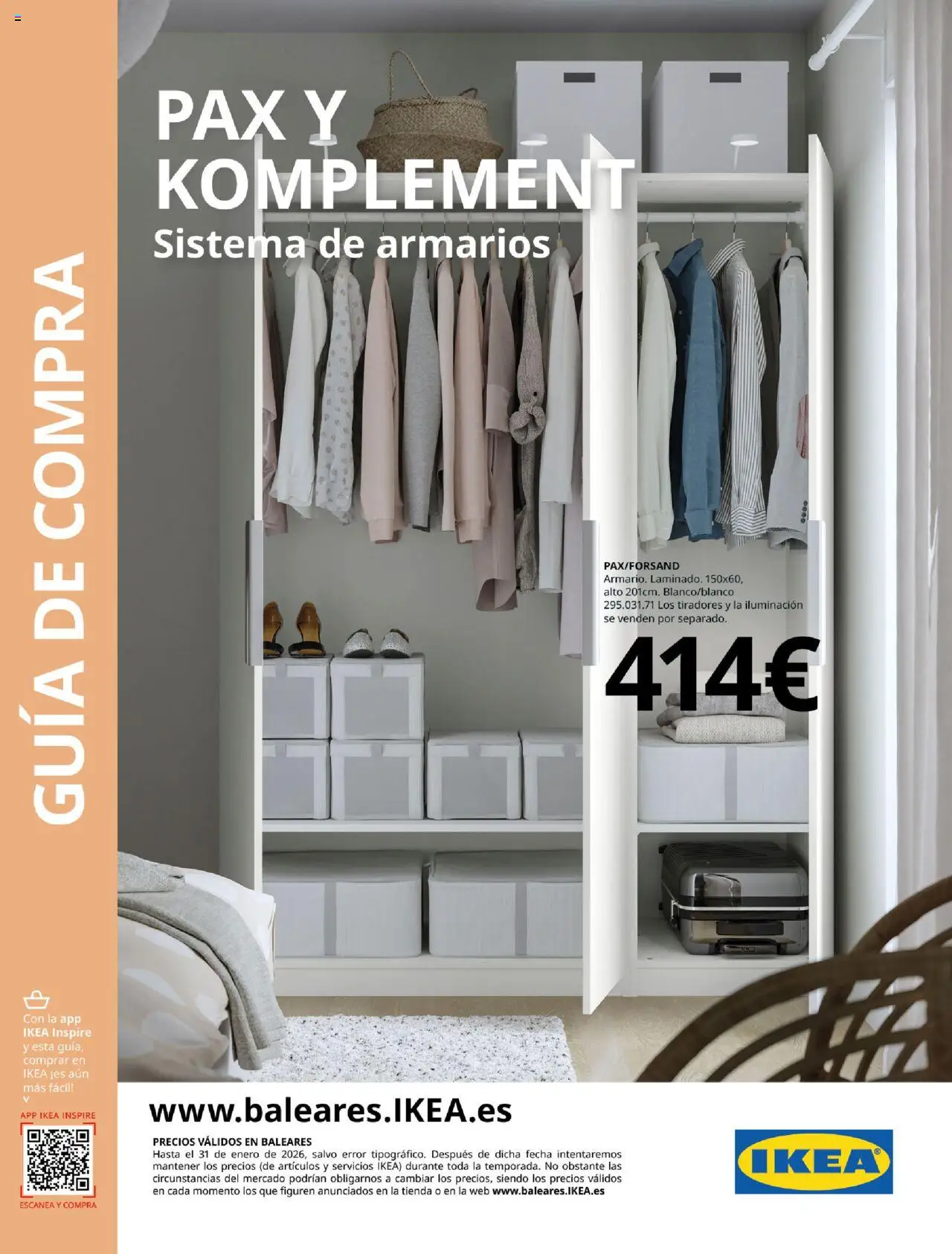 Catálogo IKEA Pax y Komplement - Página de 1 - Válido desde 01/09/2025