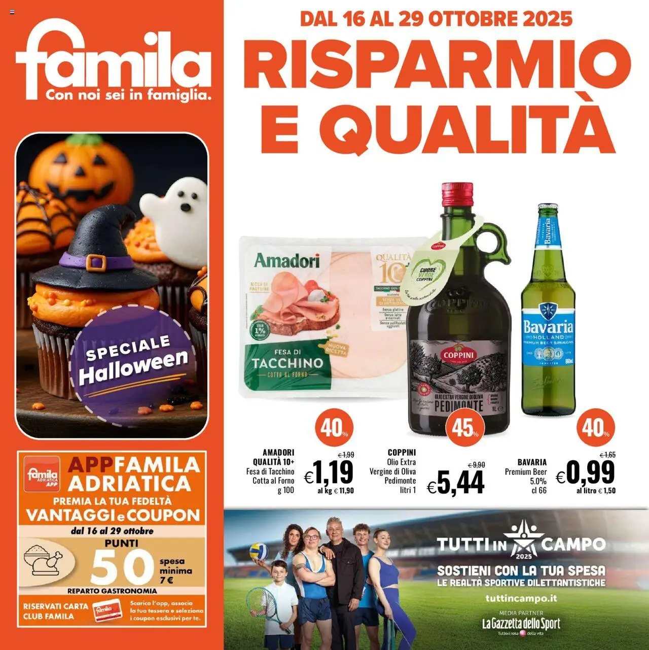 Volantino Famila	 - pagina 1 - valido dal 16/10/2025