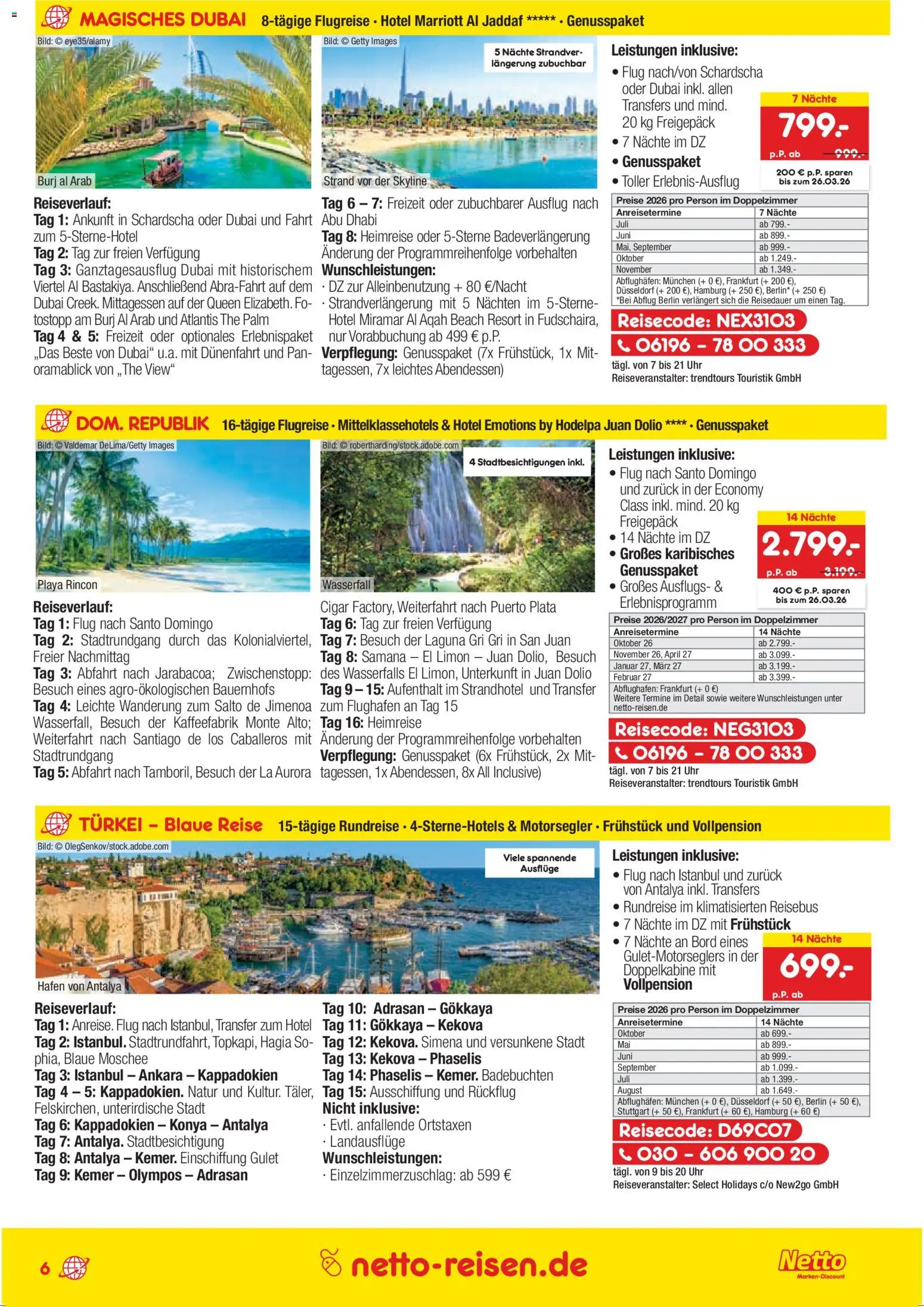 Netto Reisen Prospekt 	 - Seite 6 - gültig ab 26.02.2026