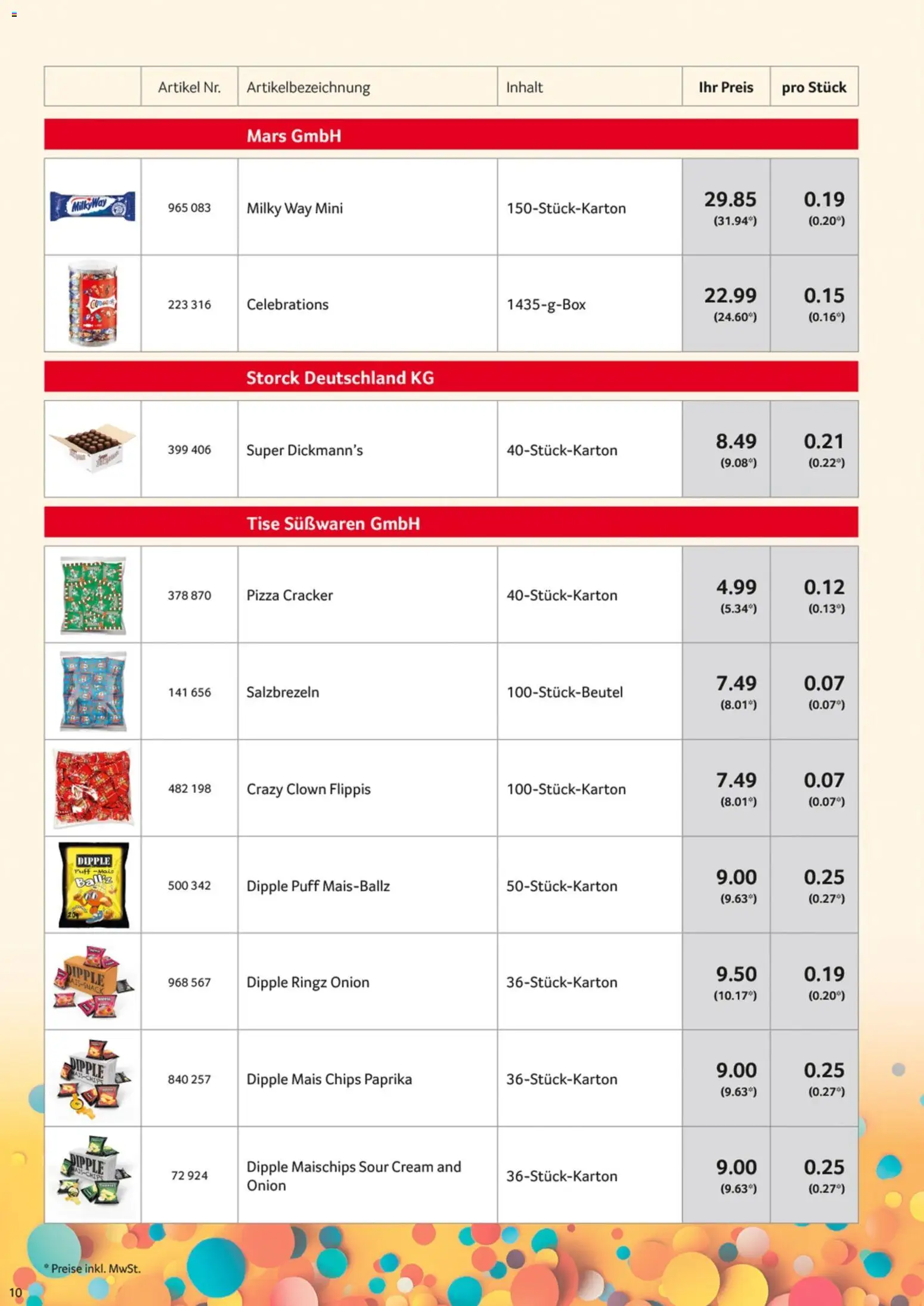 Selgros Karnevalssortiment - Seite 10 - gültig ab 01.11.2025