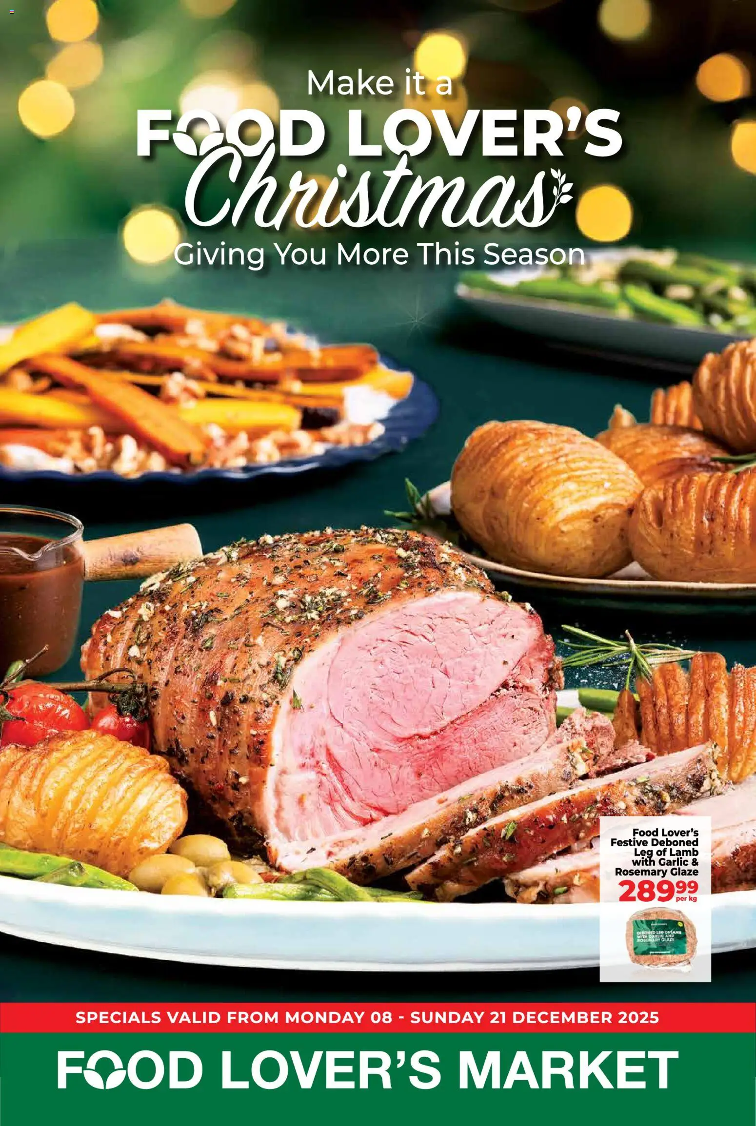 Food Lover's Market - Christmas National - page 1- valid from 08/12/2025