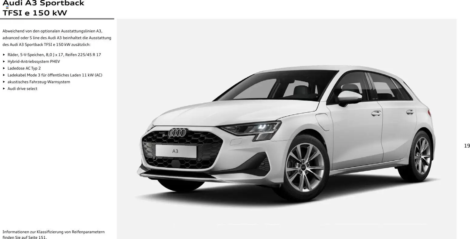 Audi A3 - Seite 19 - gültig ab 28.10.2025
