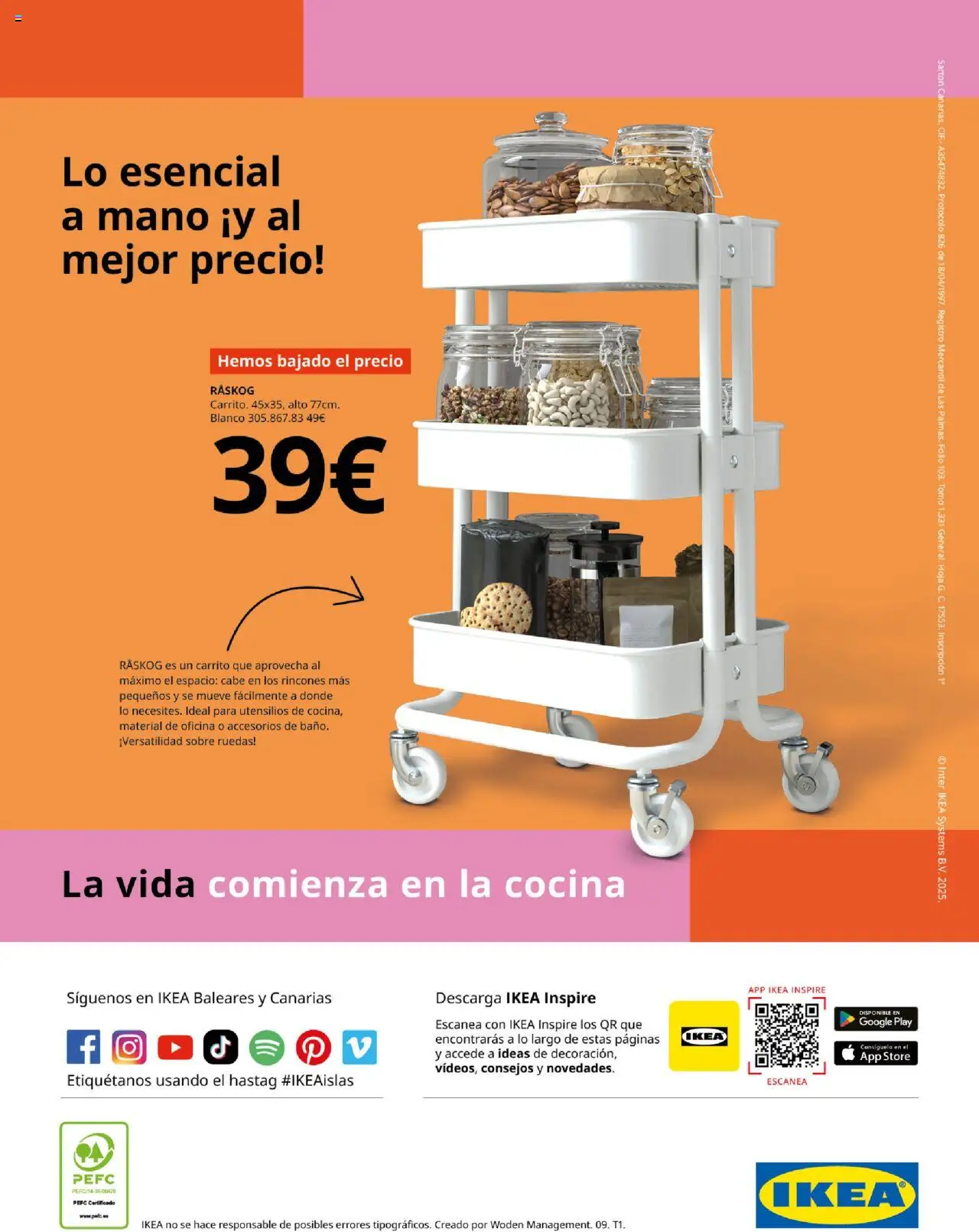 Catálogo IKEA La vida comienza en la cocina - Página de 56 - Válido desde 18/09/2025