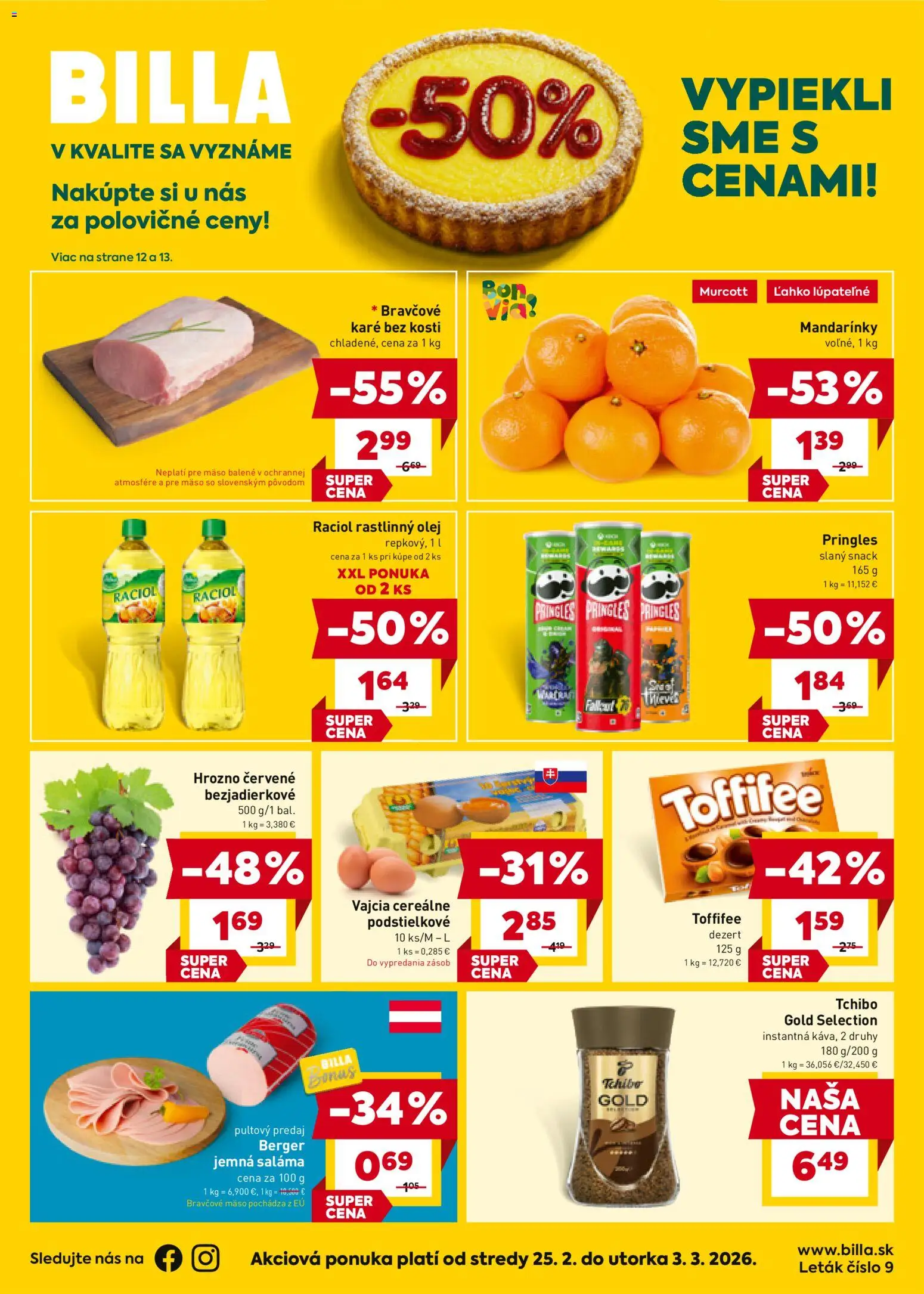 Billa leták - strana 1- platný od 25.02.2026
