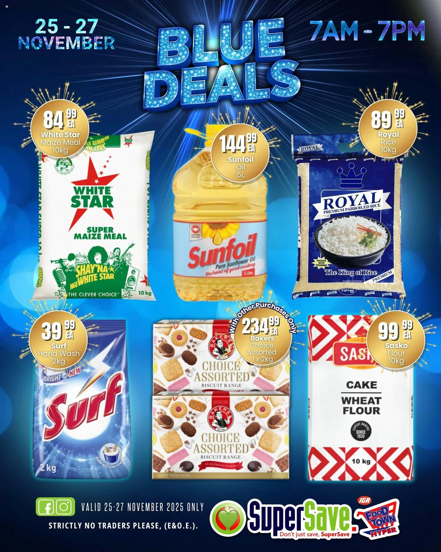 Super Save Blue Deals - page 1- valid from 25/11/2025