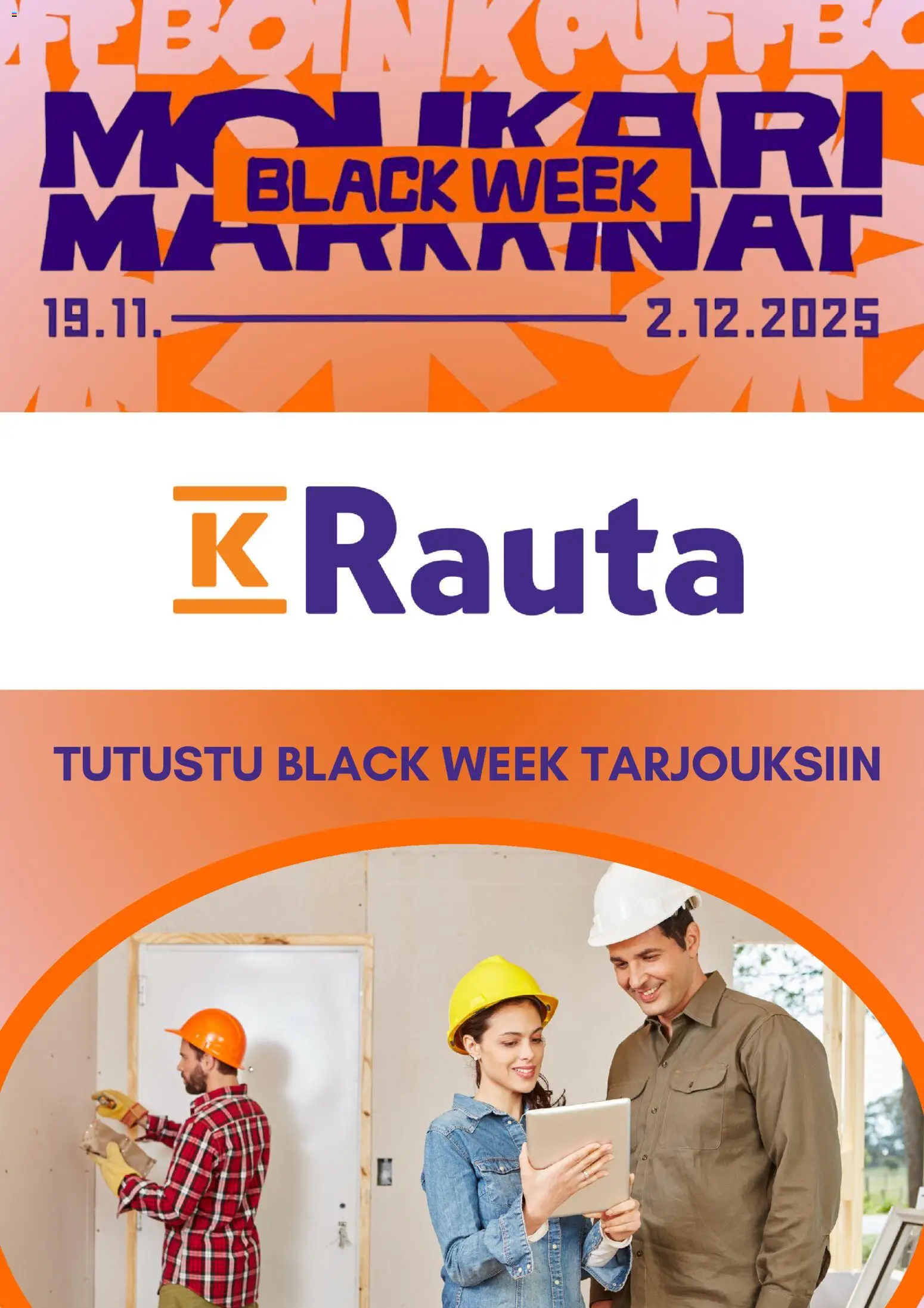 K-Rauta - Black Friday - sivu 1- voimassa alkaen 19/11/2025