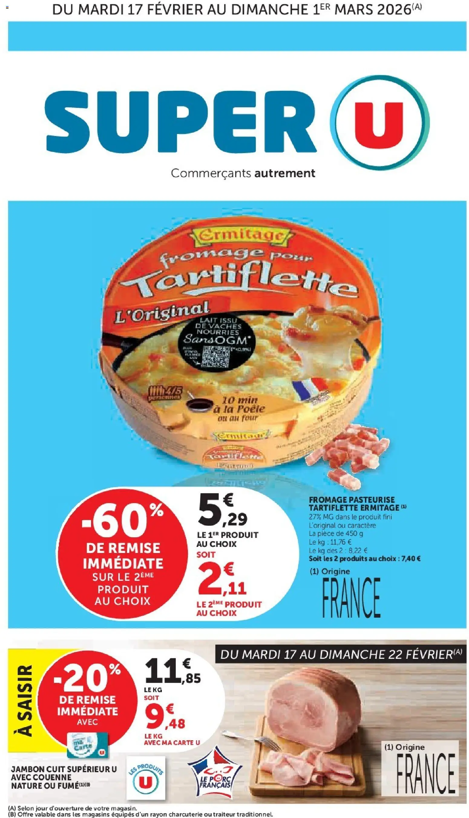 Super U Prospectus - page 1 - valable à partir du 17/02/2026